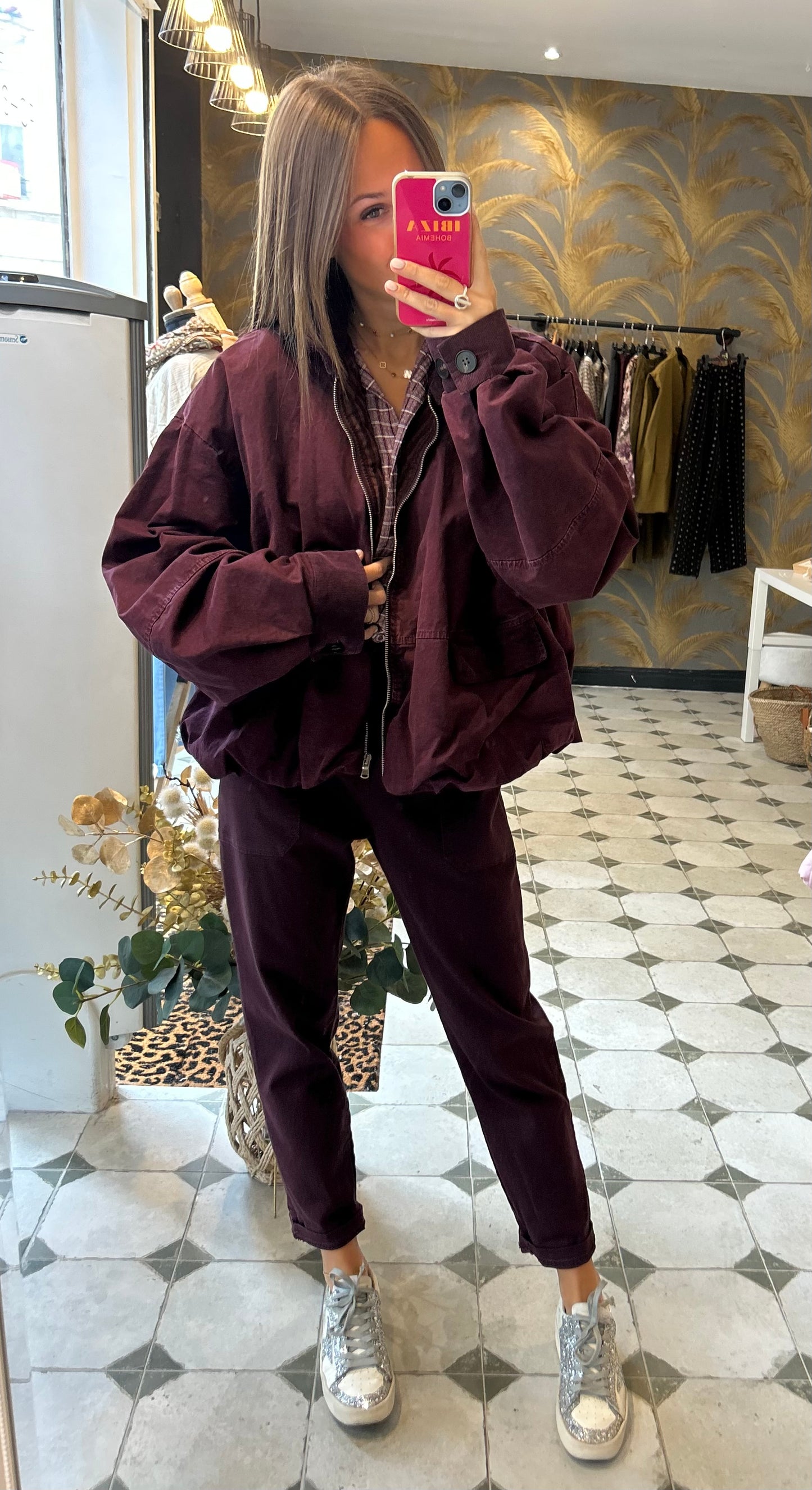 Veste Jenna prune - Johanna Paris