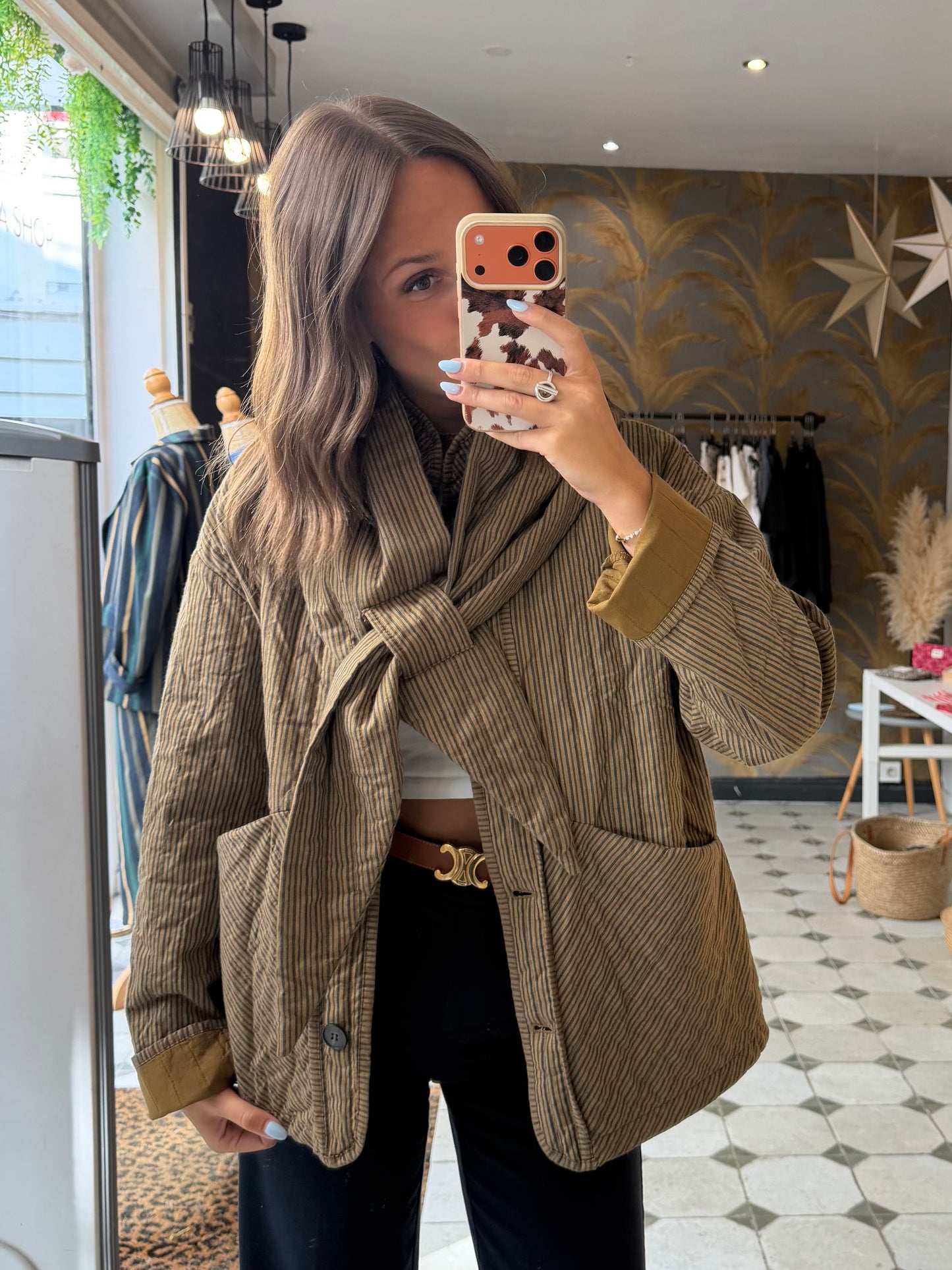 Veste Agathe Camel - Johanna Paris