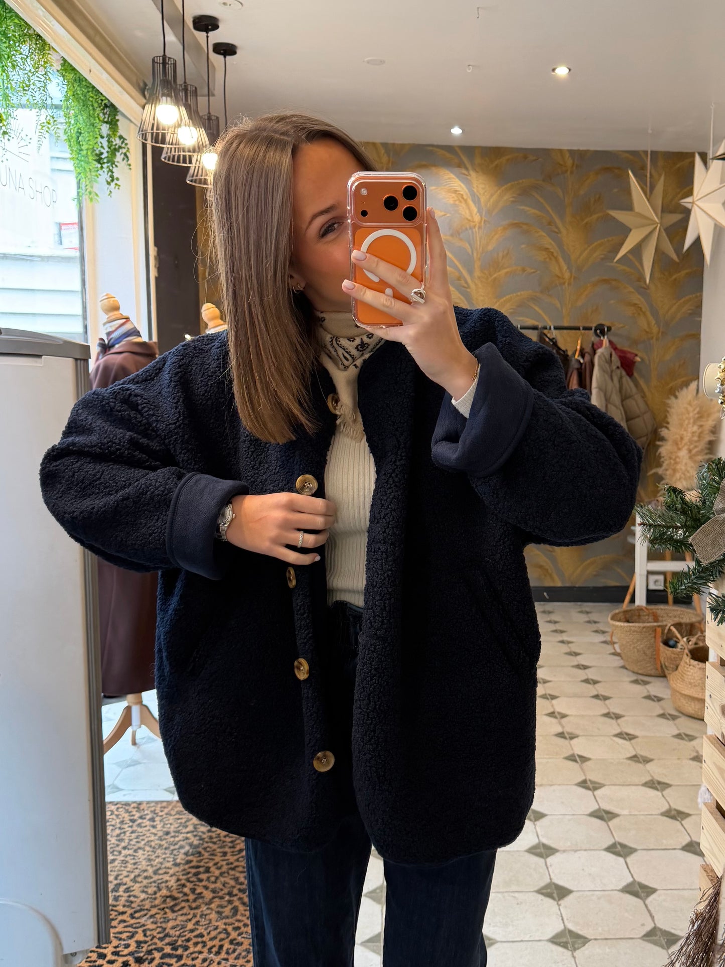 Veste Alaska bleu marine - Johanna Paris