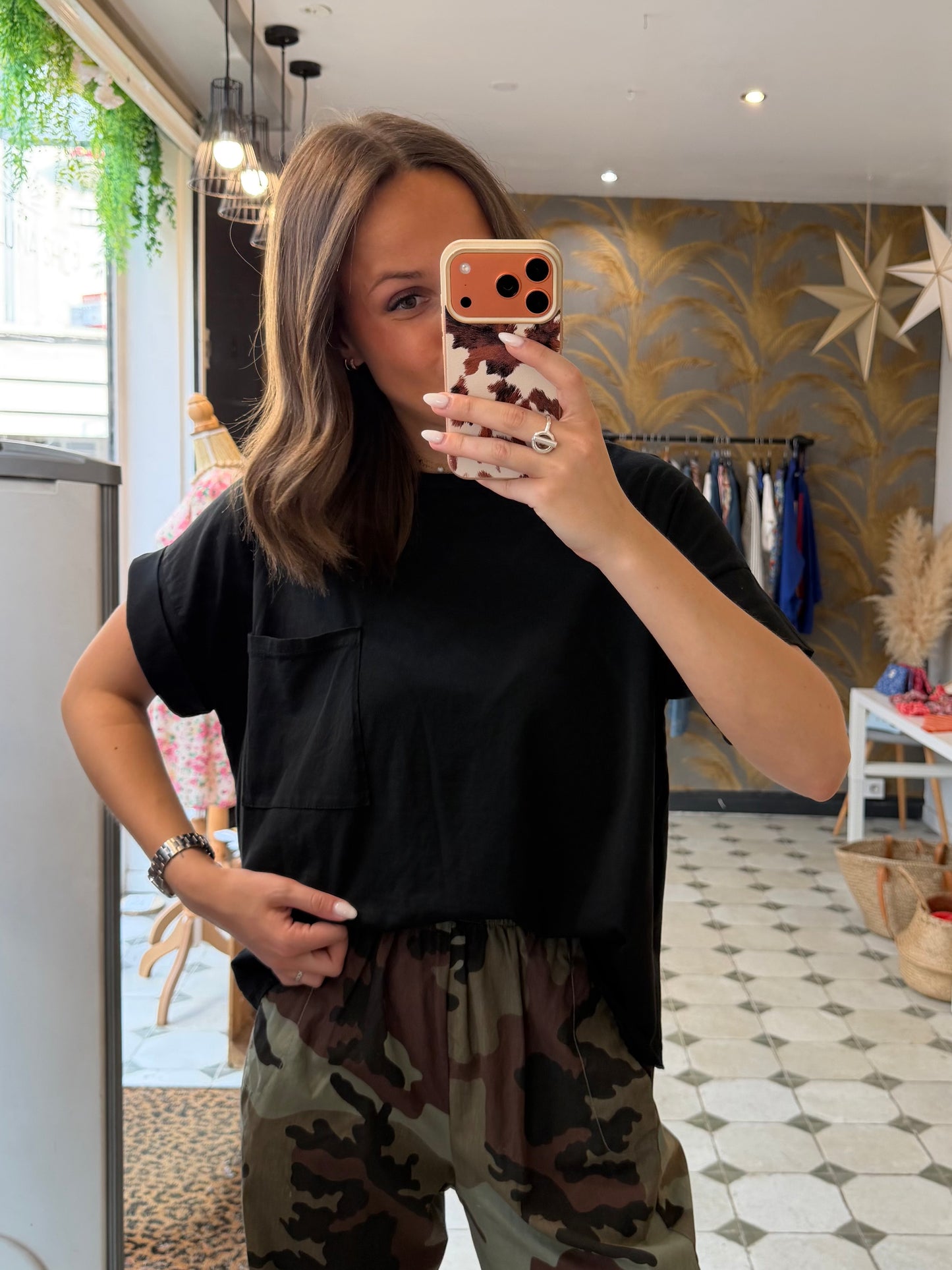 T-Shirt noir - Johanna Paris