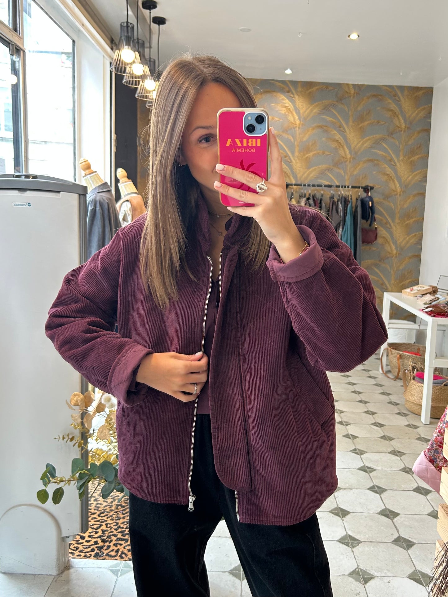 Veste Zoé prune - Johanna Paris