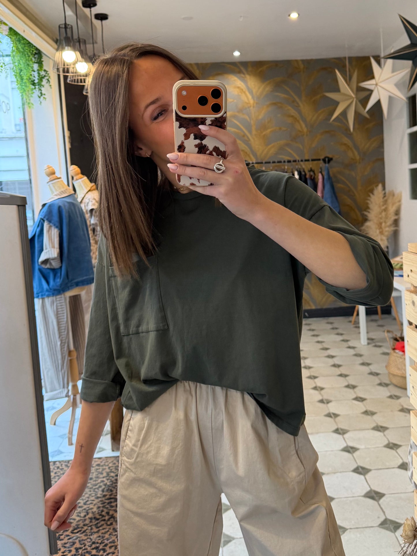 T-Shirt Nate kaki - Johanna Paris