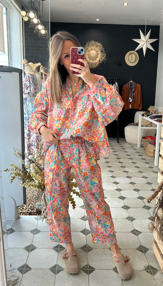 Pantalon Liberty rose - Johanna Paris