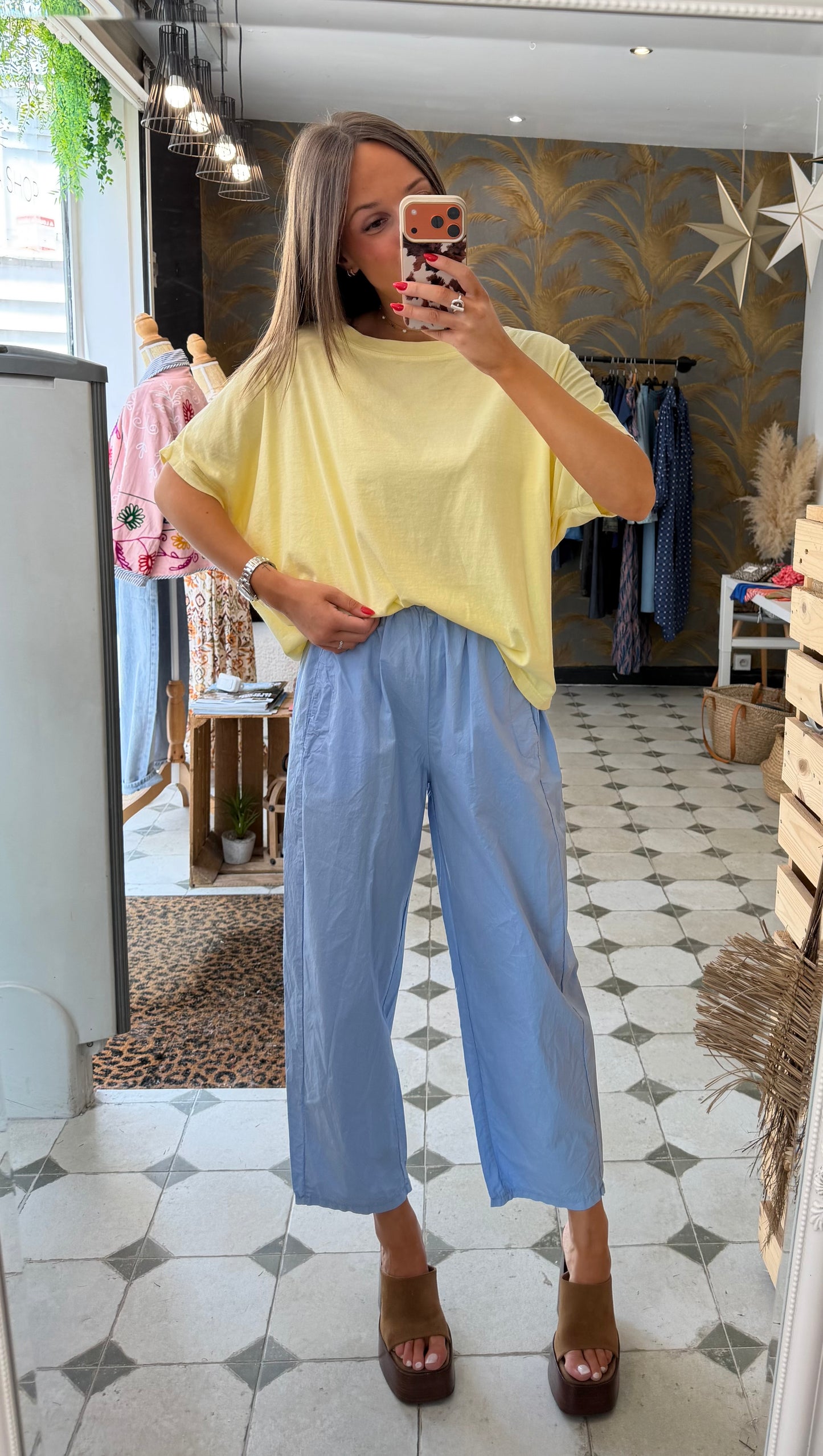 T-Shirt jaune pâle - Johanna Paris