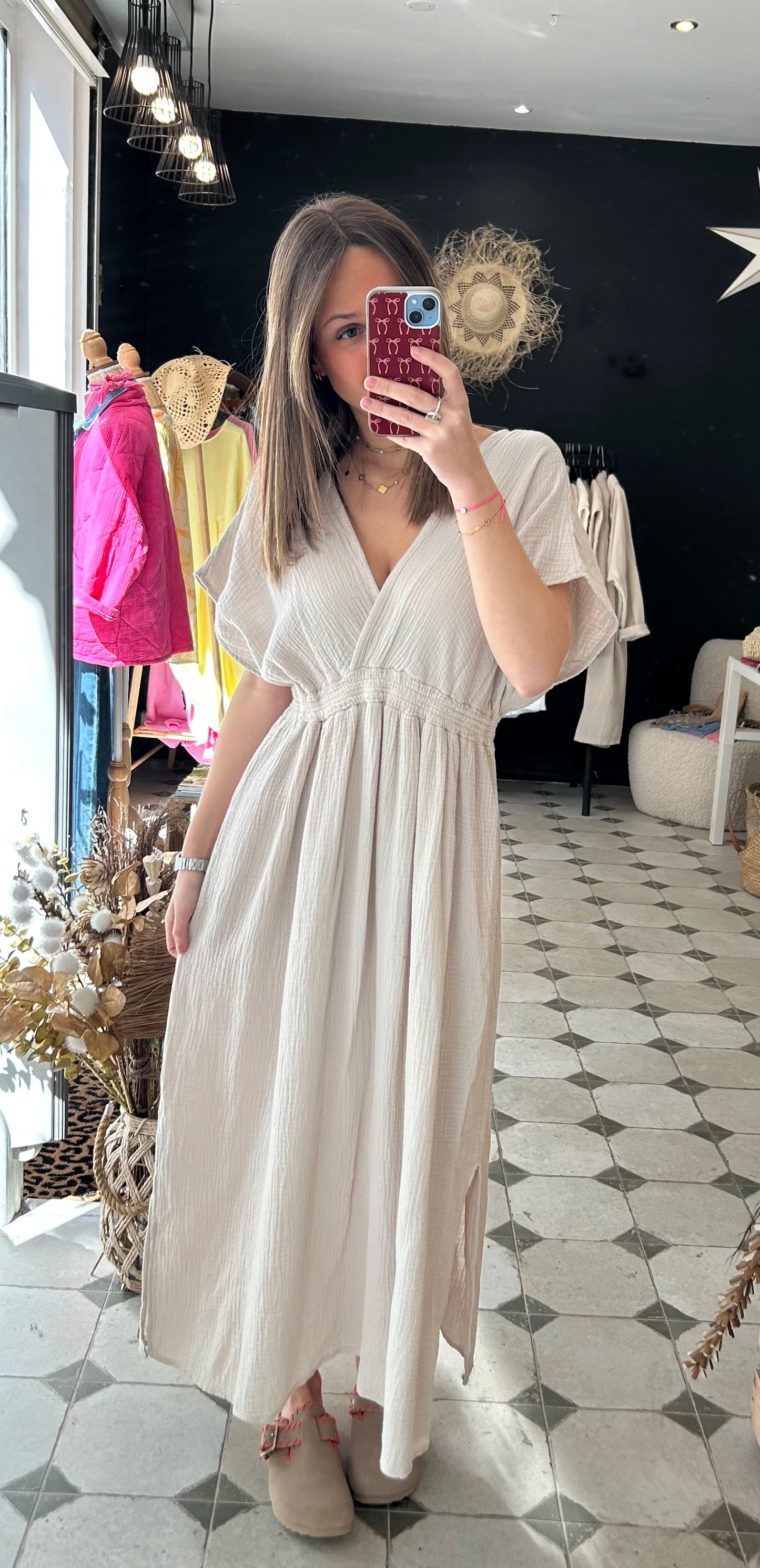 Robe Izzie beige
