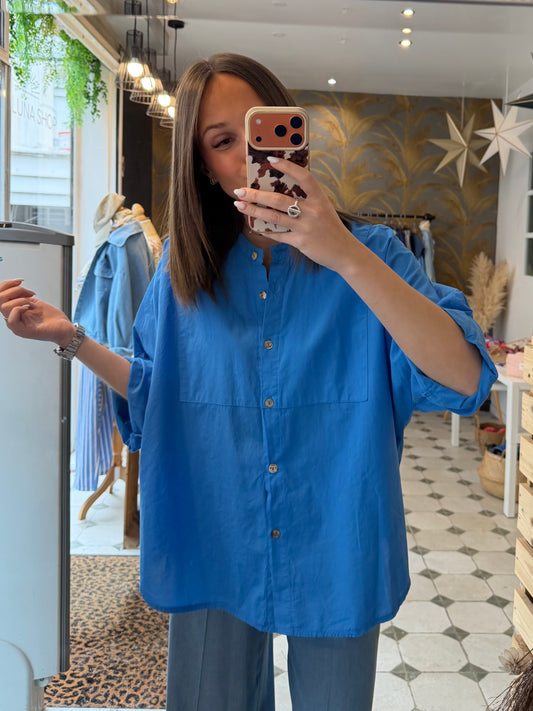 Chemise Ciara bleu - Johanna Paris