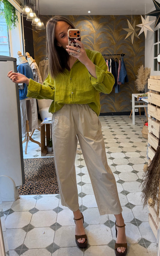 Pantalon Magique beige clair - Johanna Paris