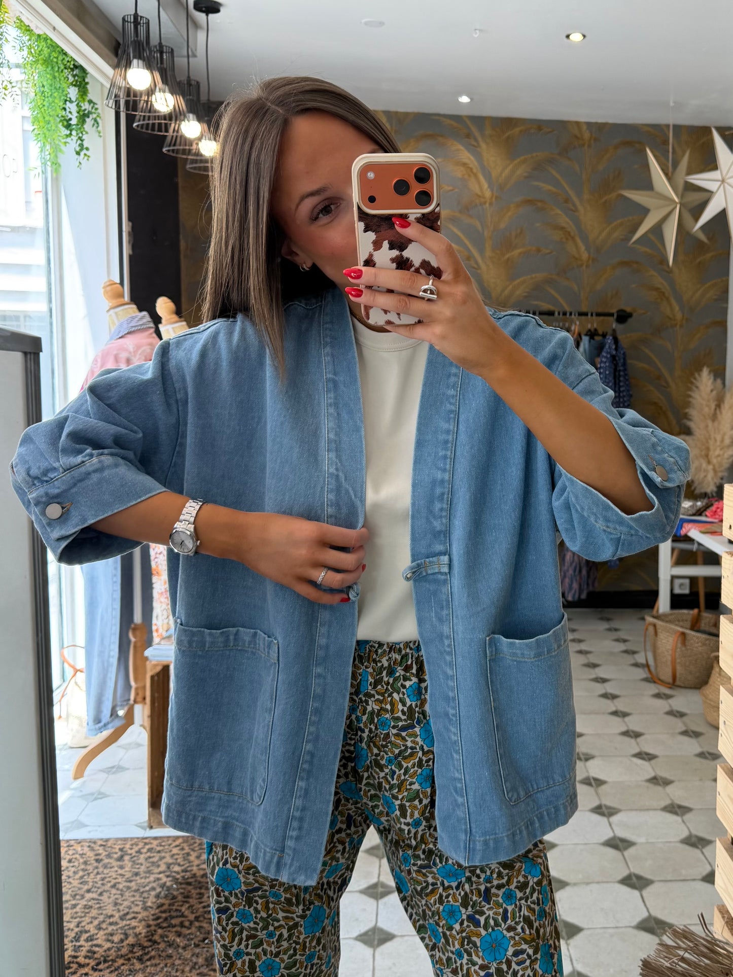 Kimono en jean  - Johanna Paris