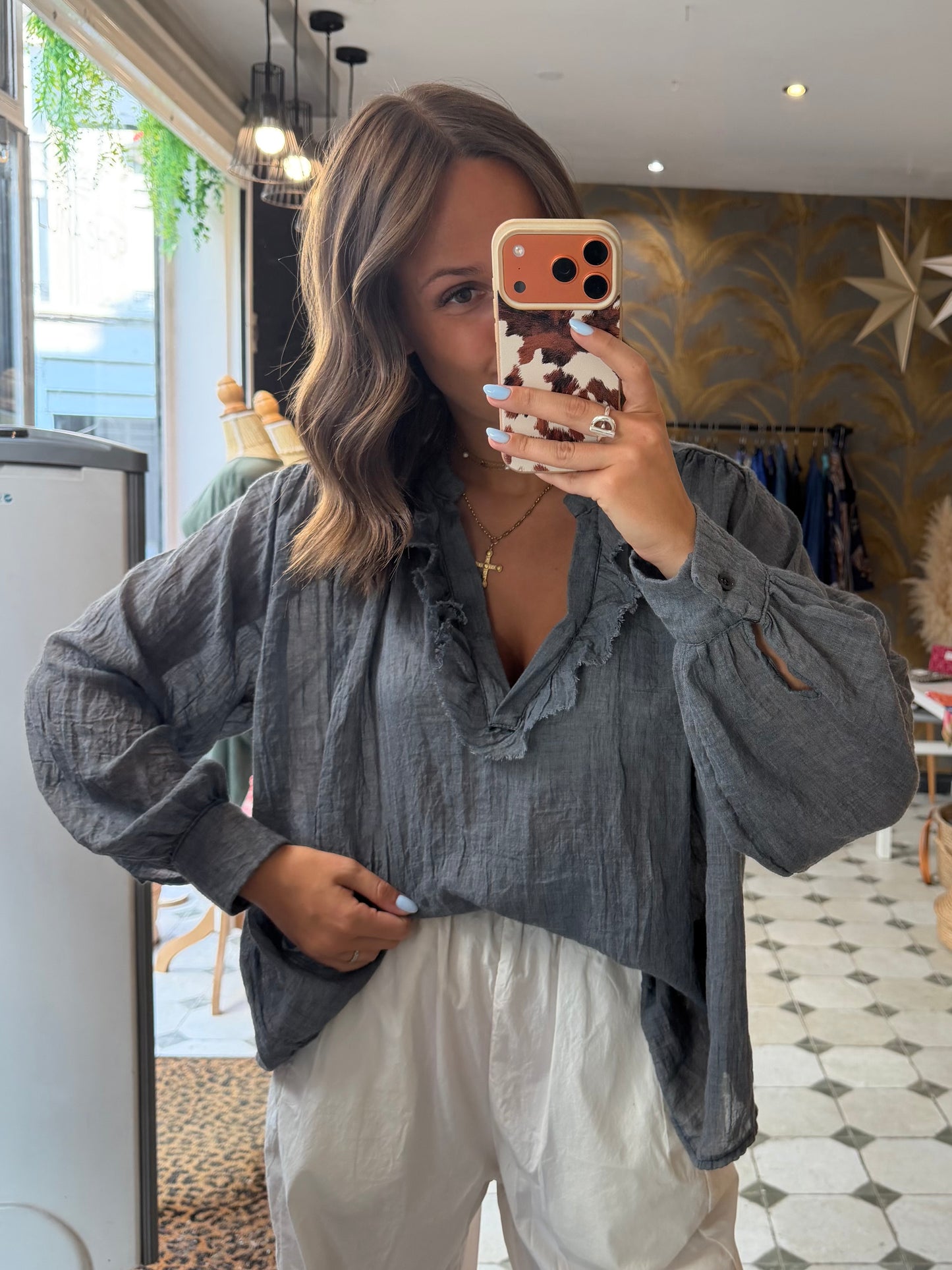 Blouse Aria gris - Johanna Paris