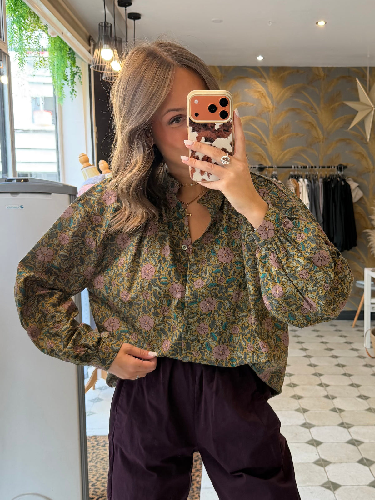 Blouse Flowers plantation - Johanna Paris