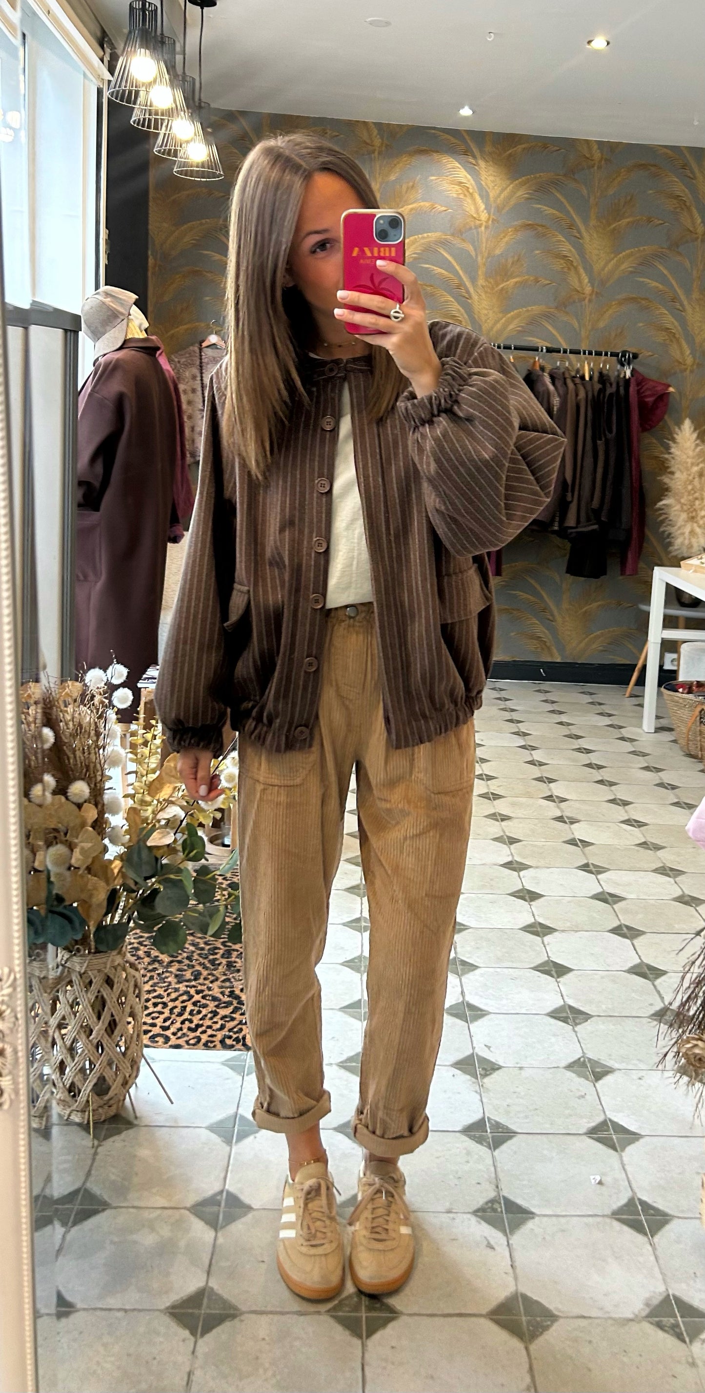 Veste Jorah chocolat - Johanna Paris