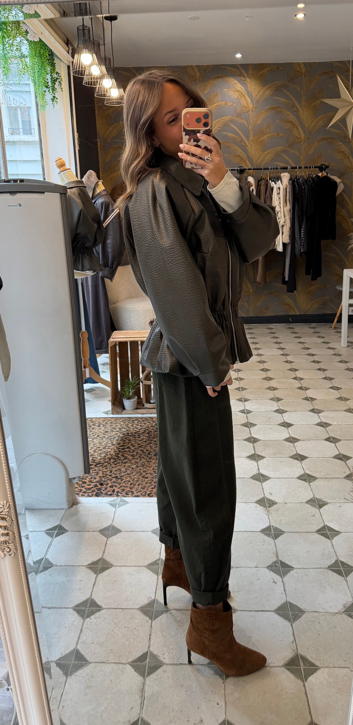 Veste Sidonie kaki - Johanna Paris