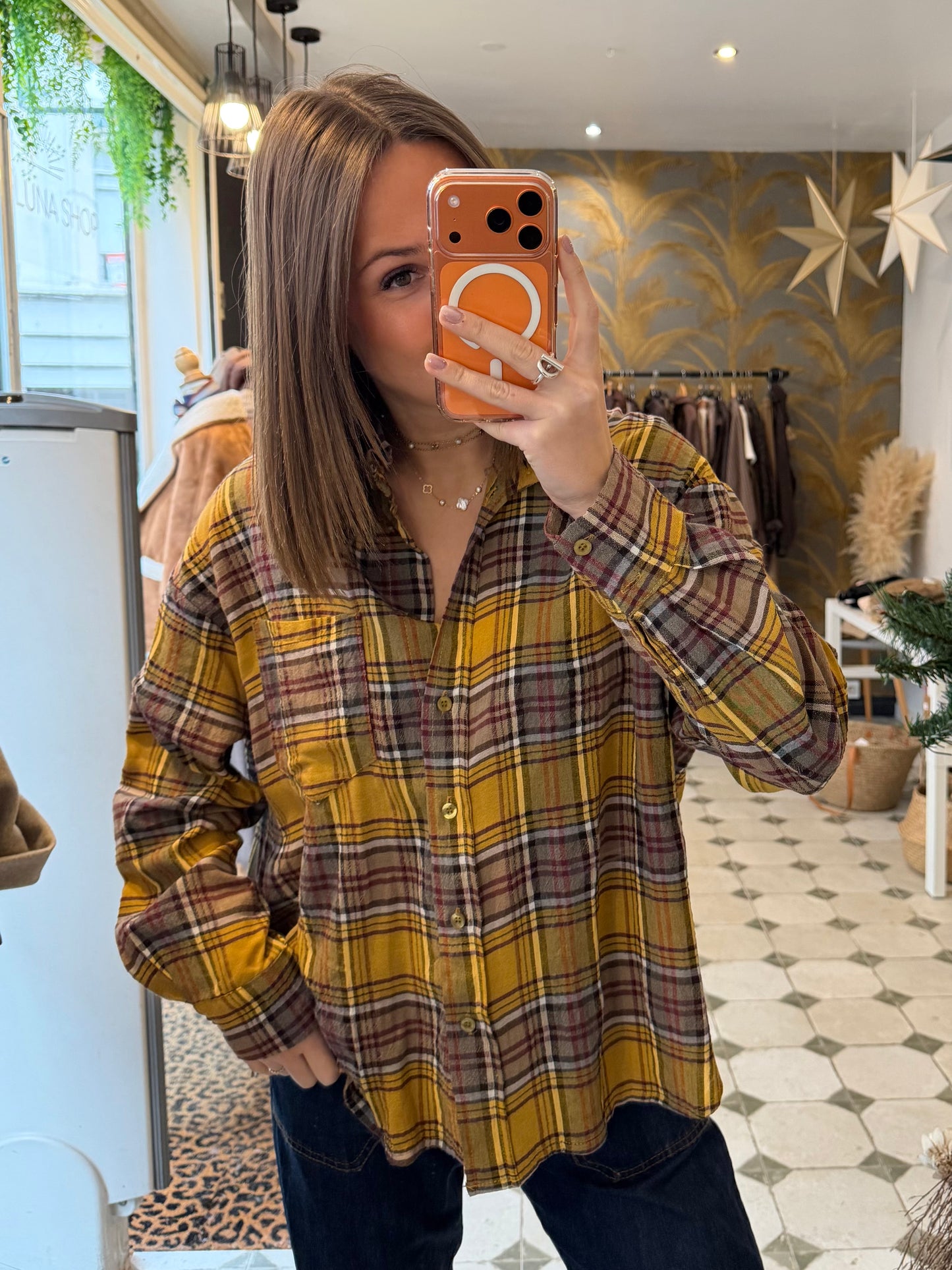 Chemise Céleste moutarde - Johanna Paris