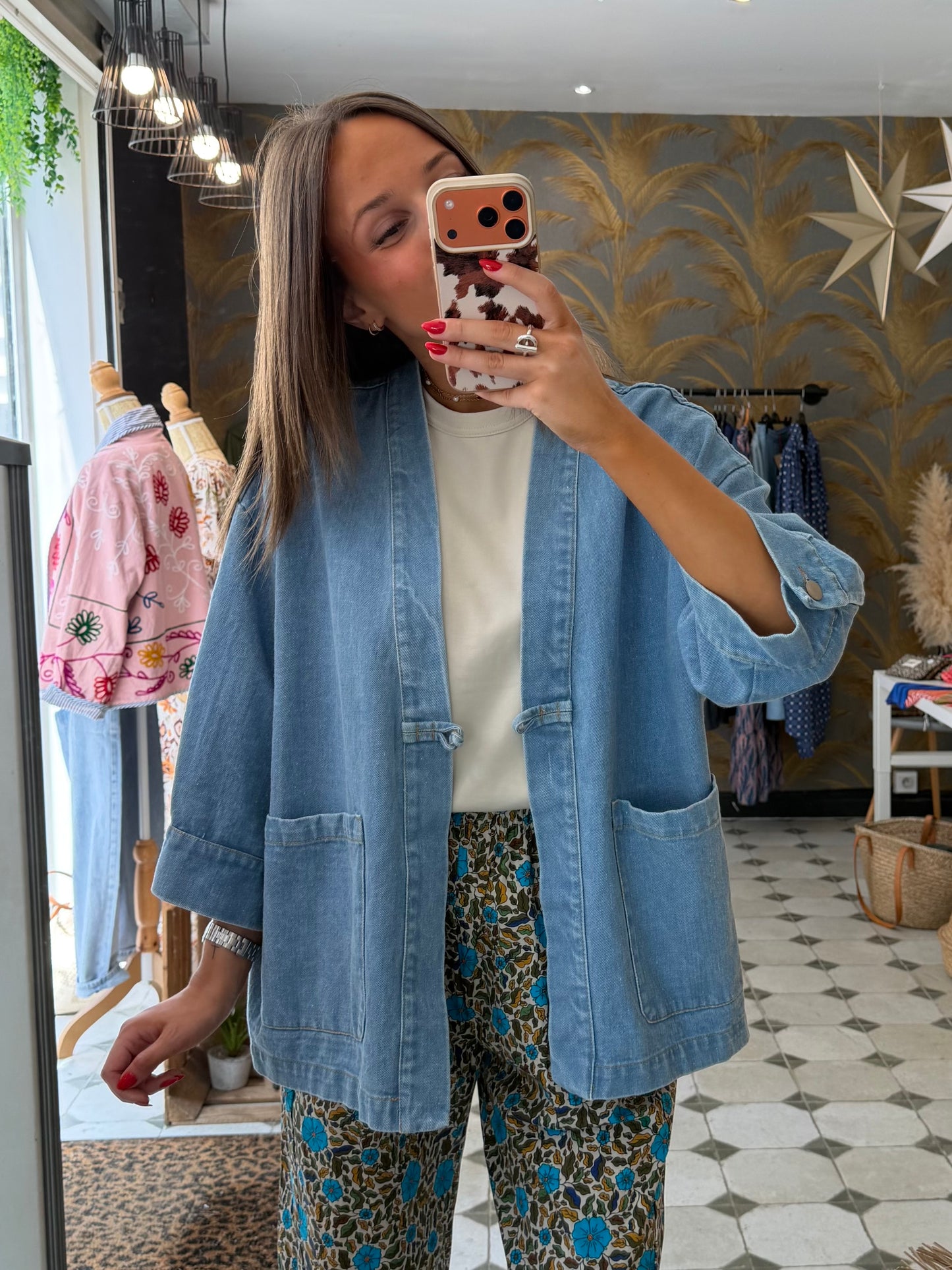 Kimono en jean  - Johanna Paris