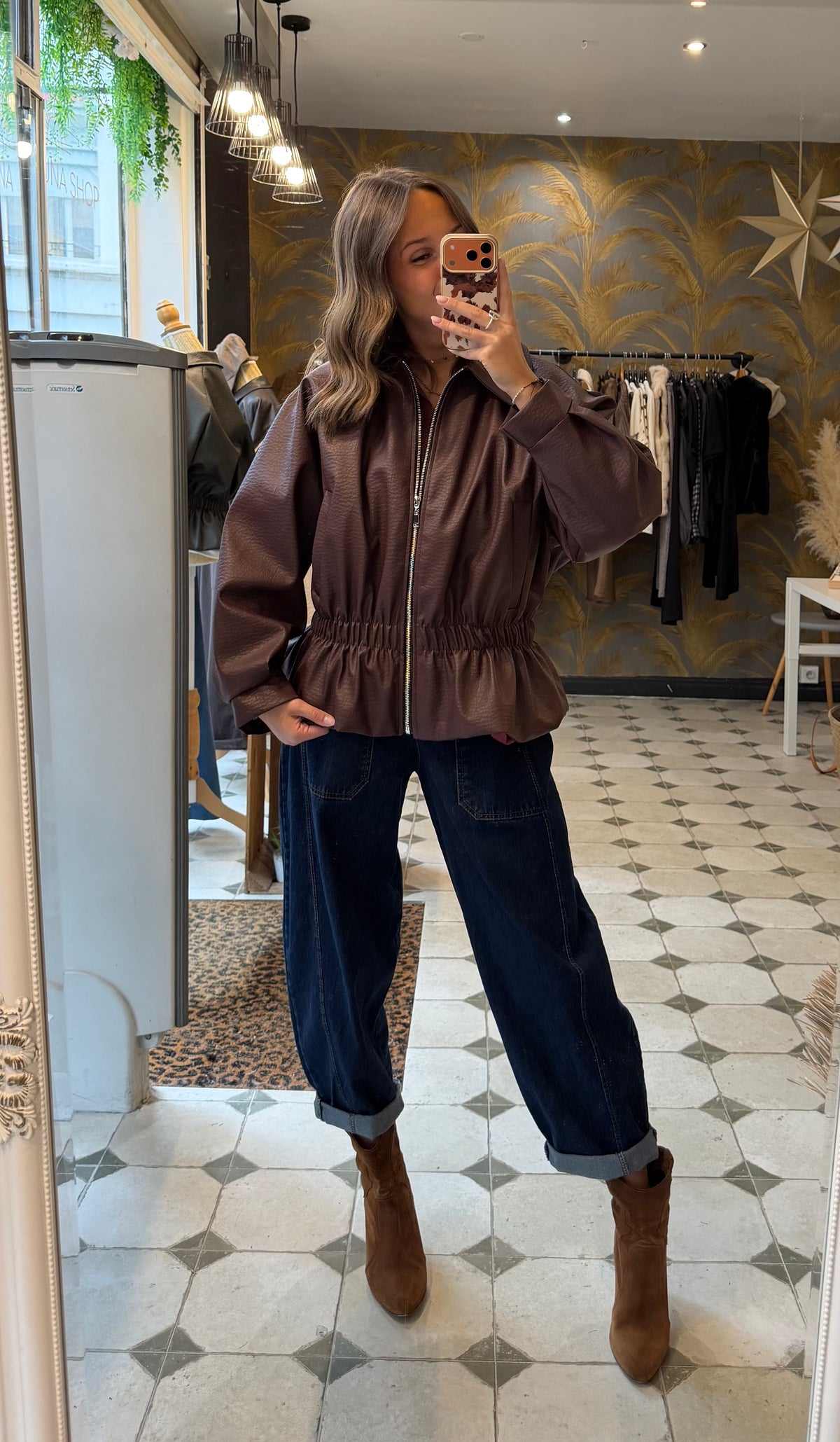 Veste Sidonie bordeaux - Johanna Paris