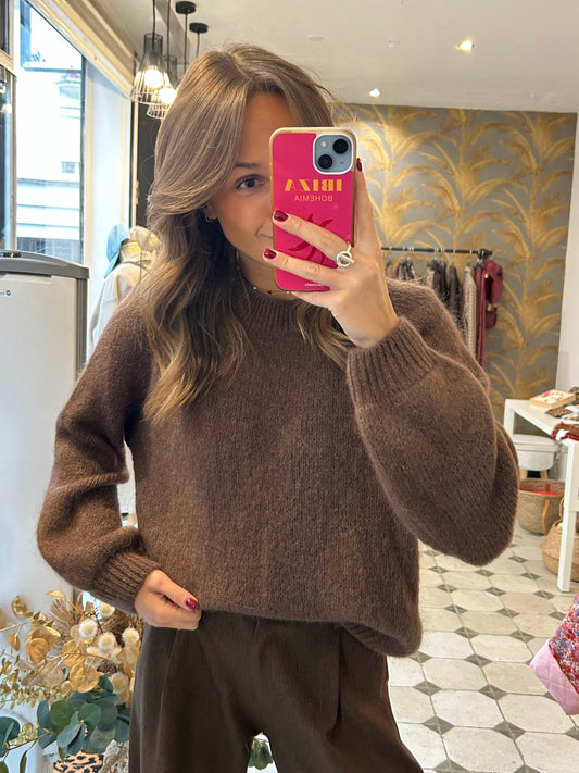 Pull Alma chocolat