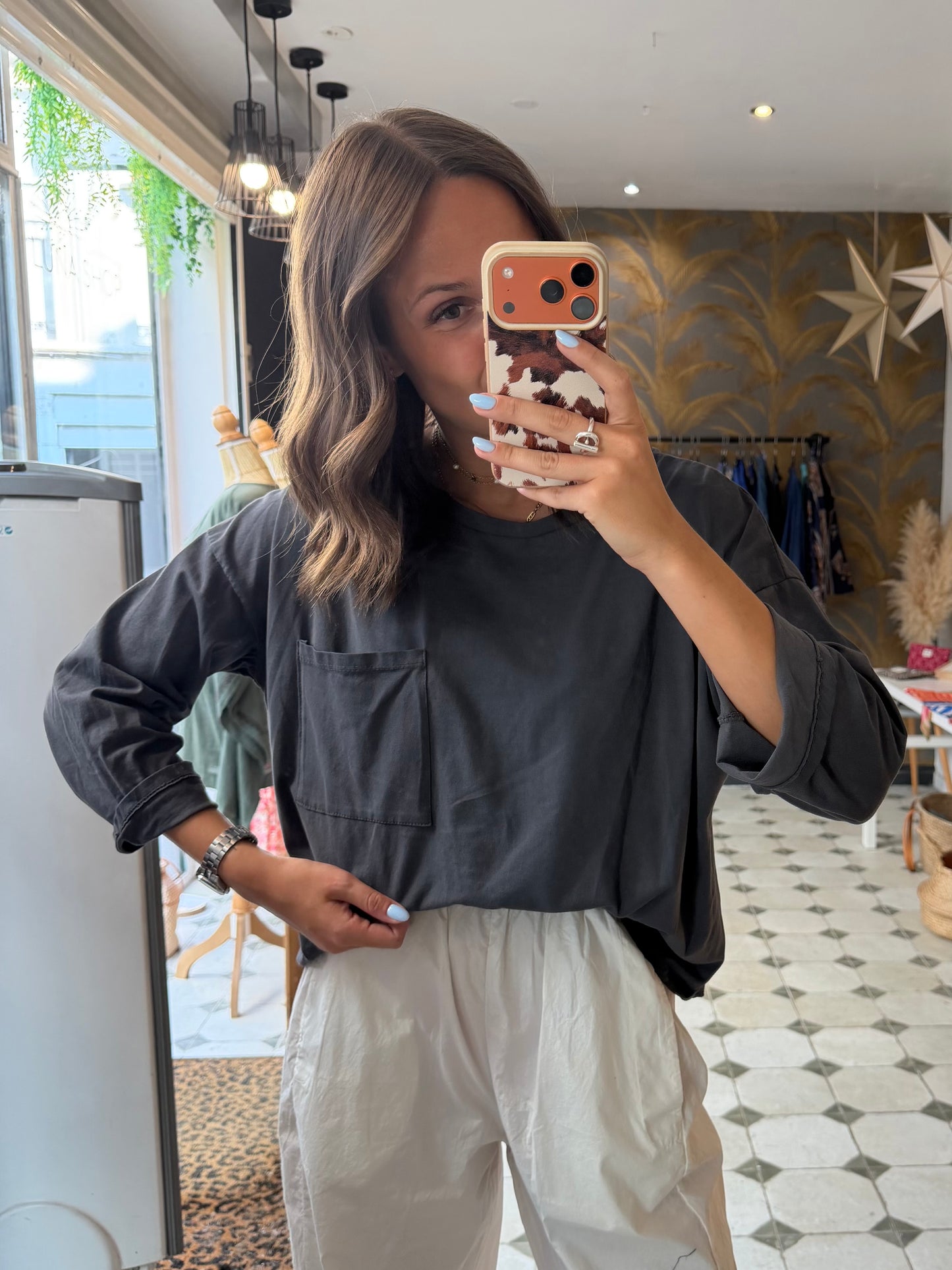 T-Shirt Nate gris - Johanna Paris