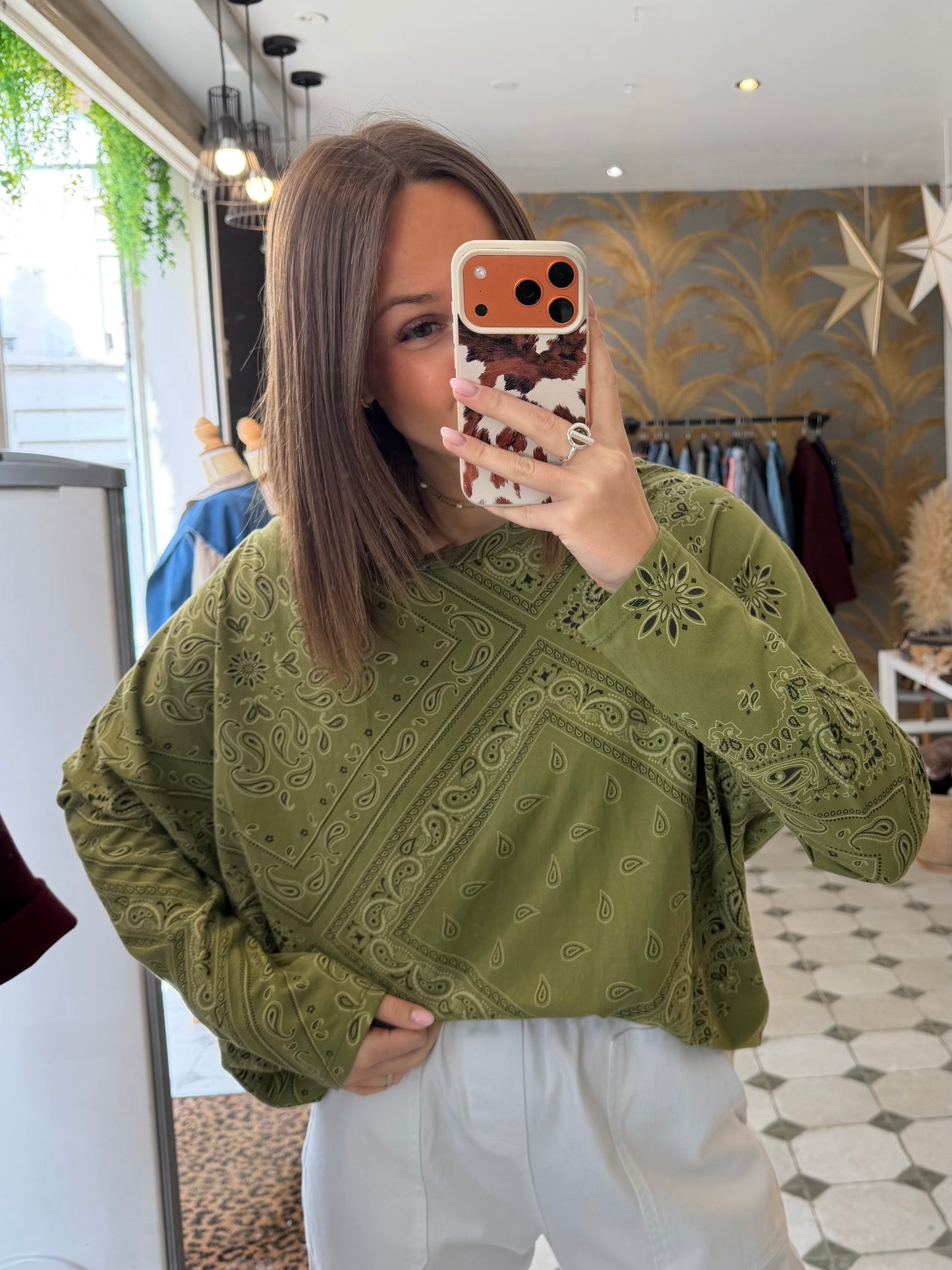T-Shirt Bandana kaki - Johanna Paris