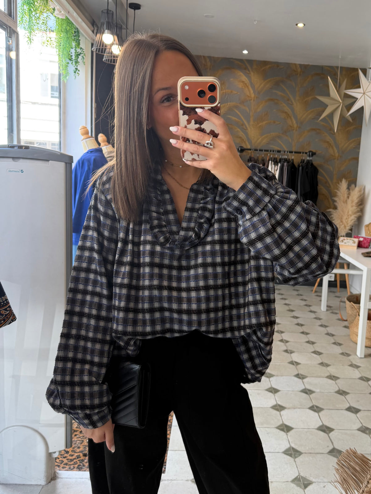 Blouse Aria à carreaux - Johanna Paris