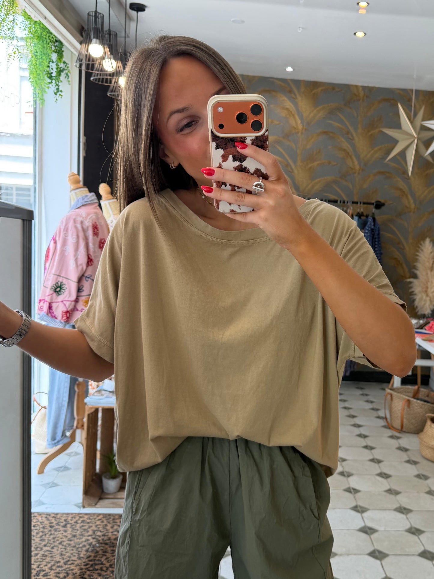 T-Shirt camel - Johanna Paris