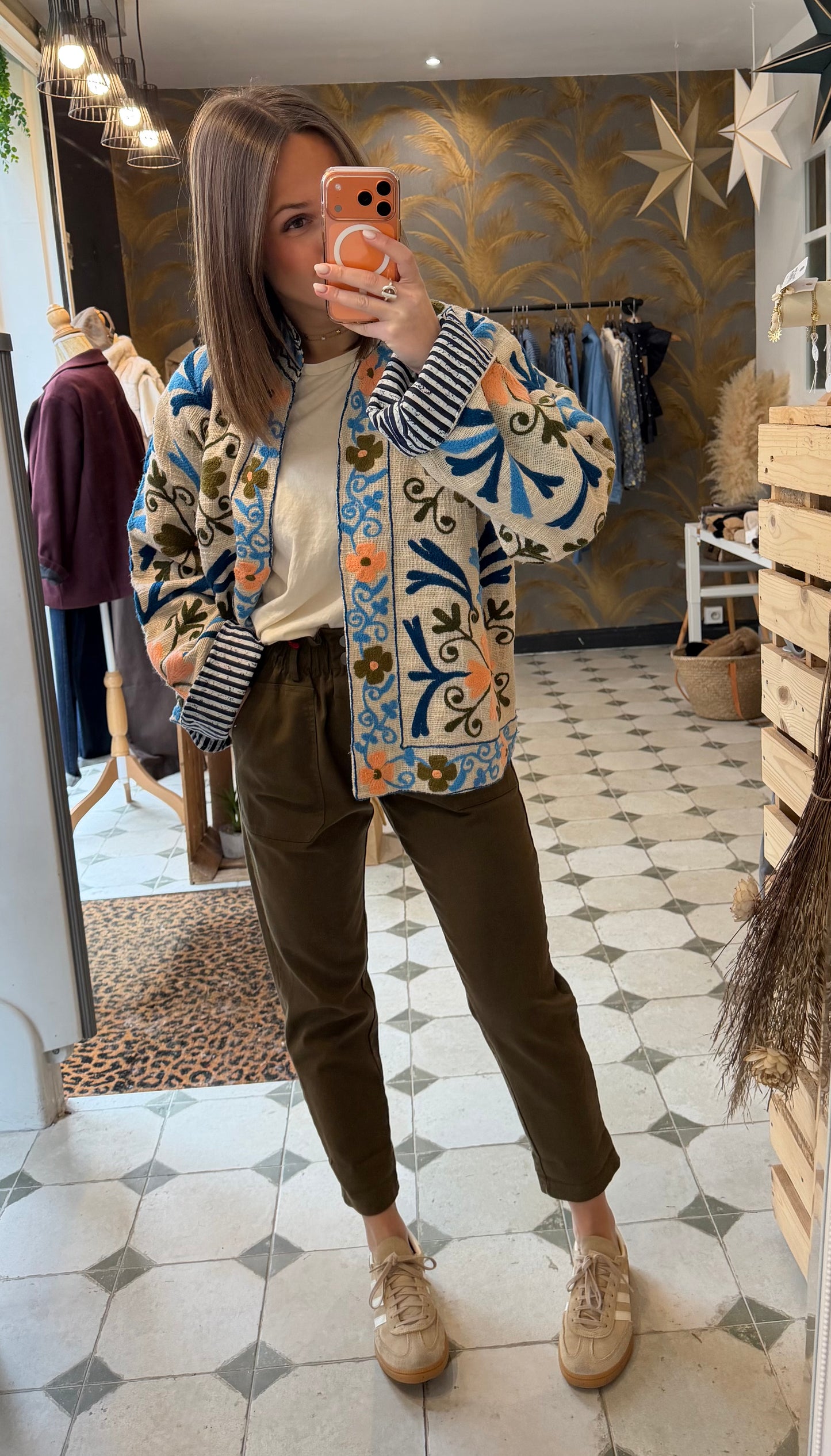 Pantalon en Toile kaki - Johanna Paris