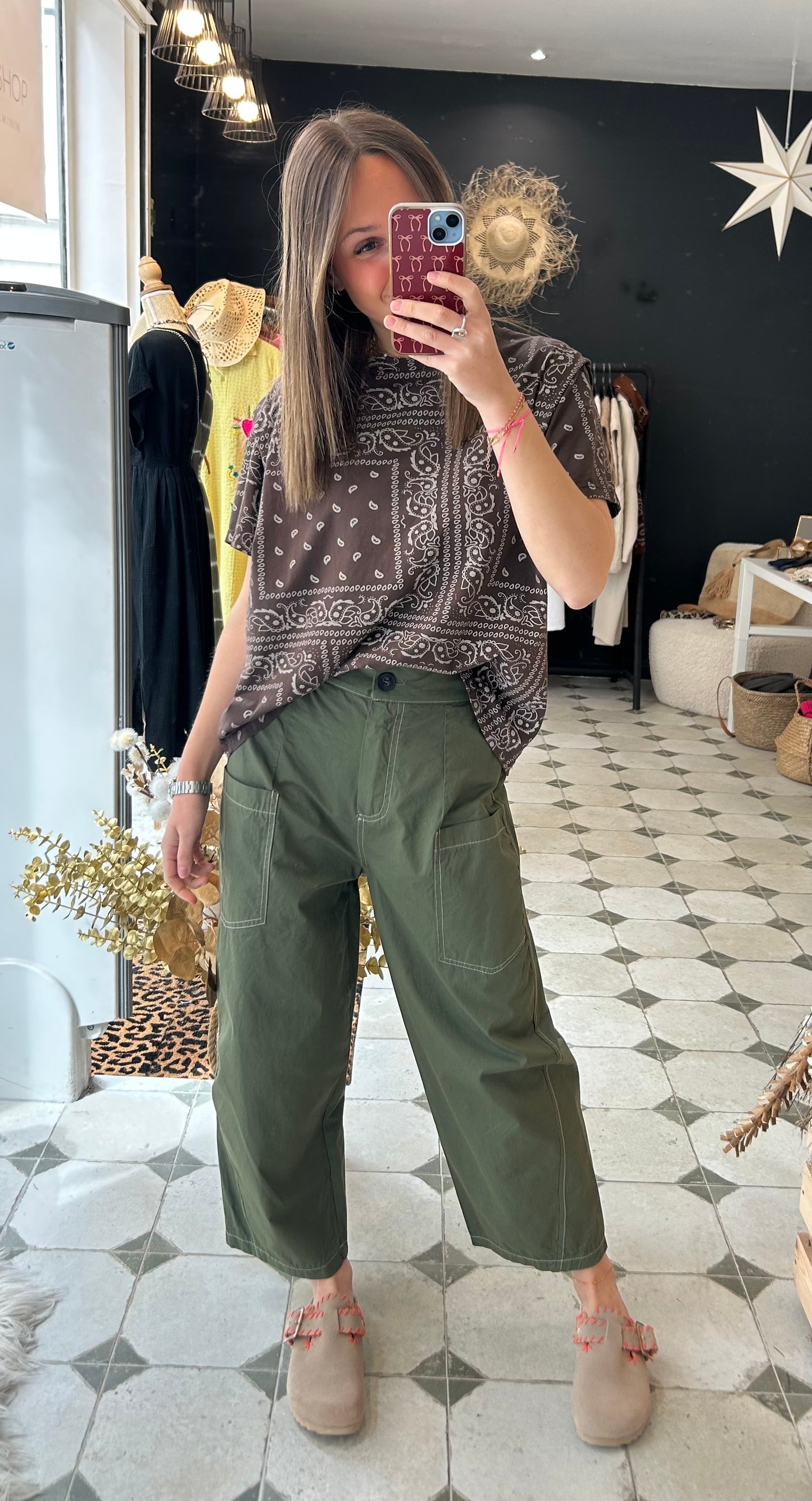 Pantalon Octave kaki- Johanna Paris