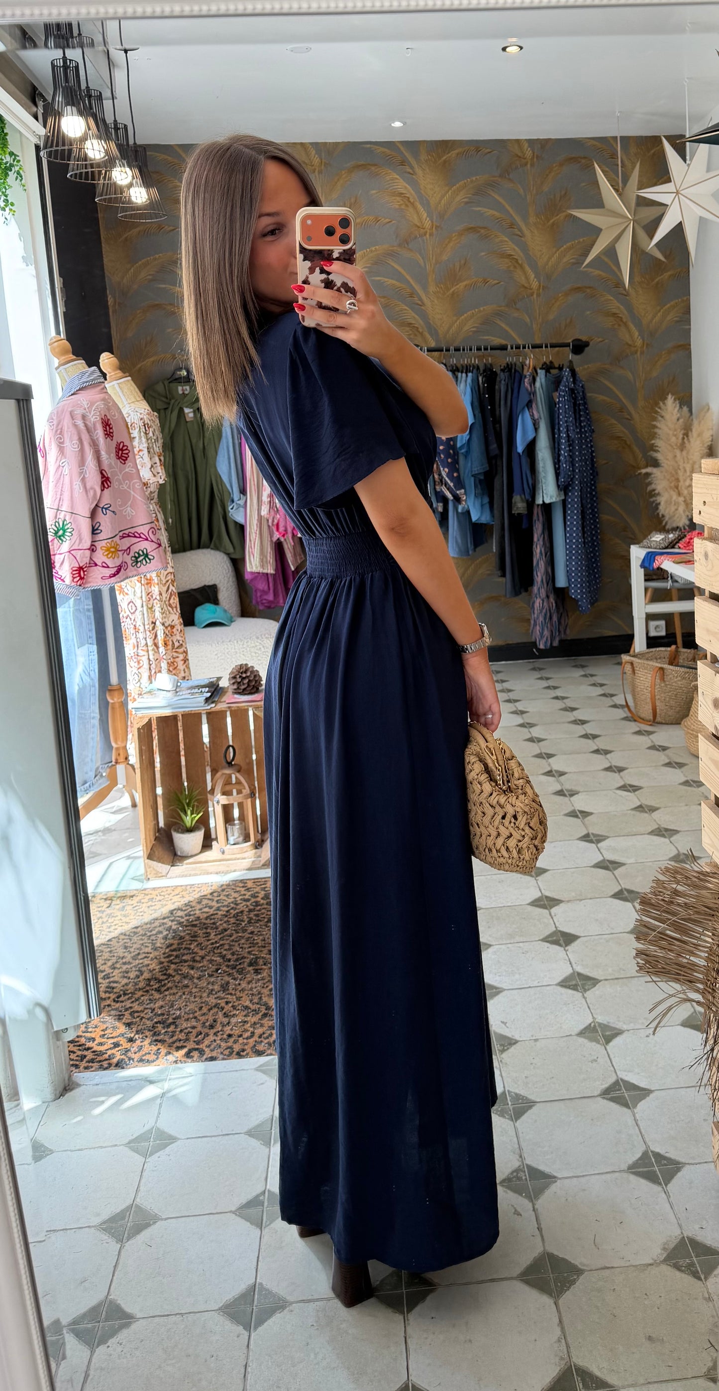 Robe Diane bleu marine