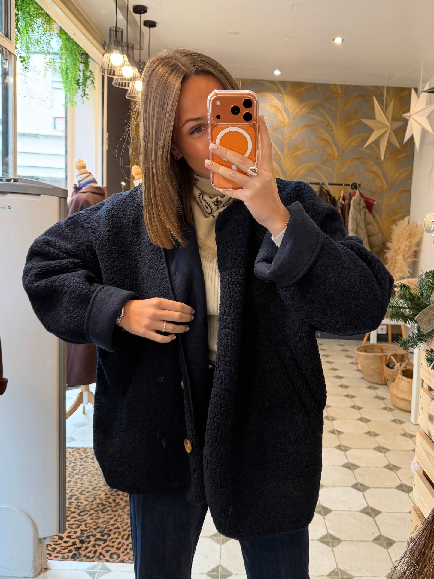 Veste Alaska bleu marine - Johanna Paris