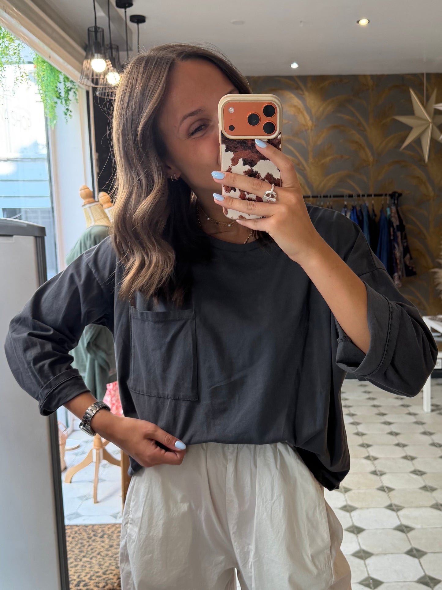 T-Shirt Nate gris - Johanna Paris