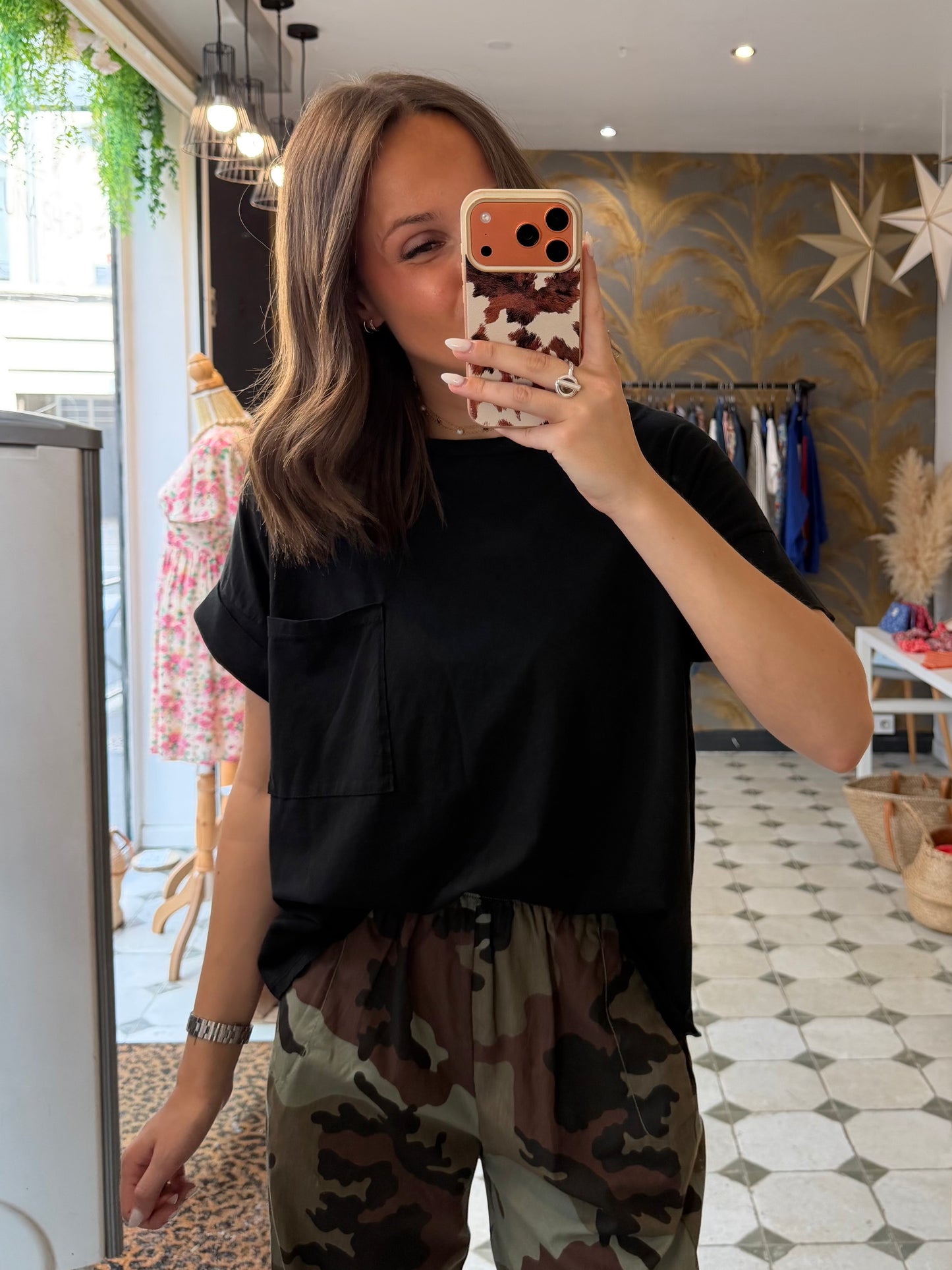 T-Shirt noir - Johanna Paris