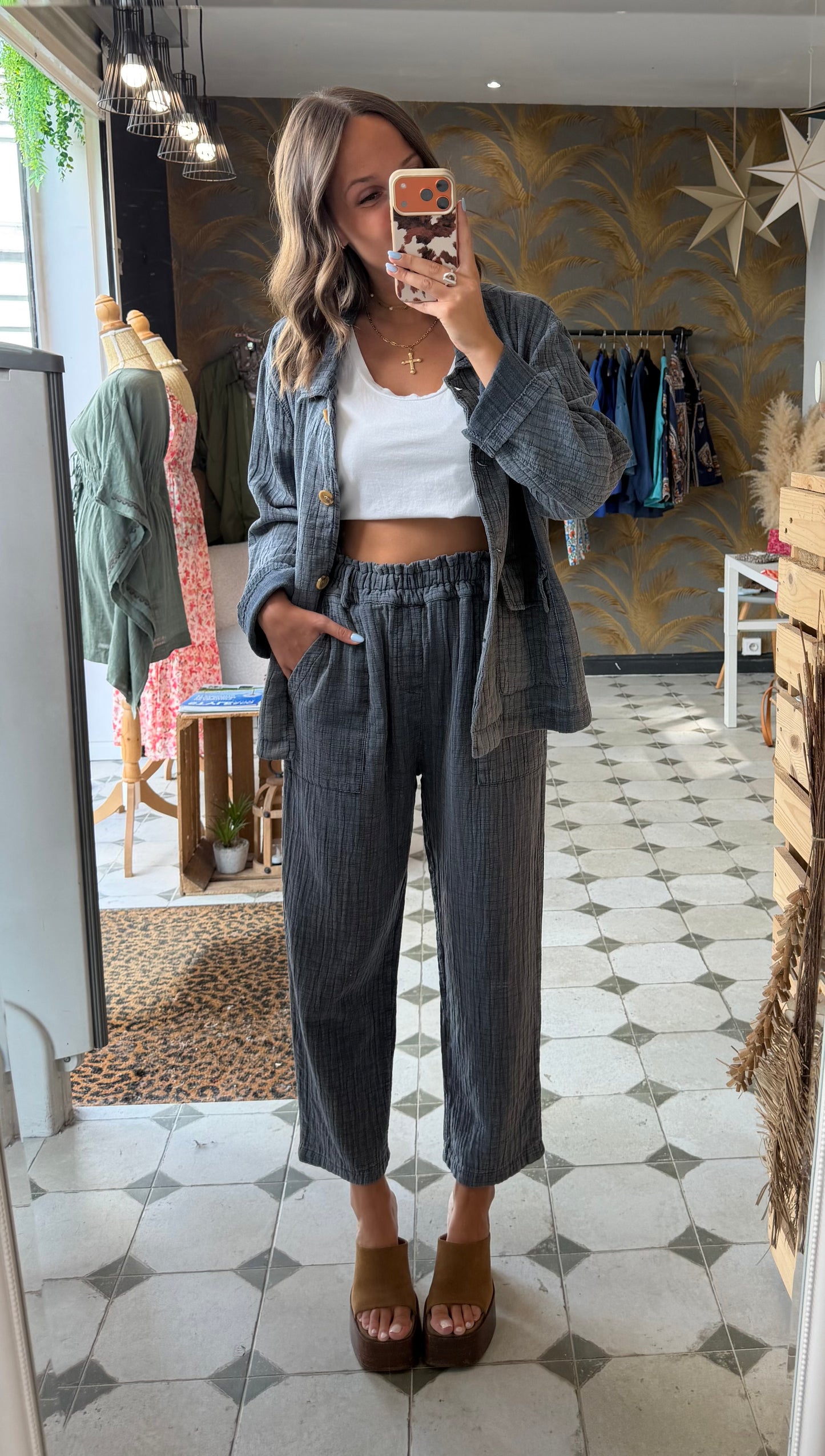 Pantalon Hazel gris - Johanna Paris
