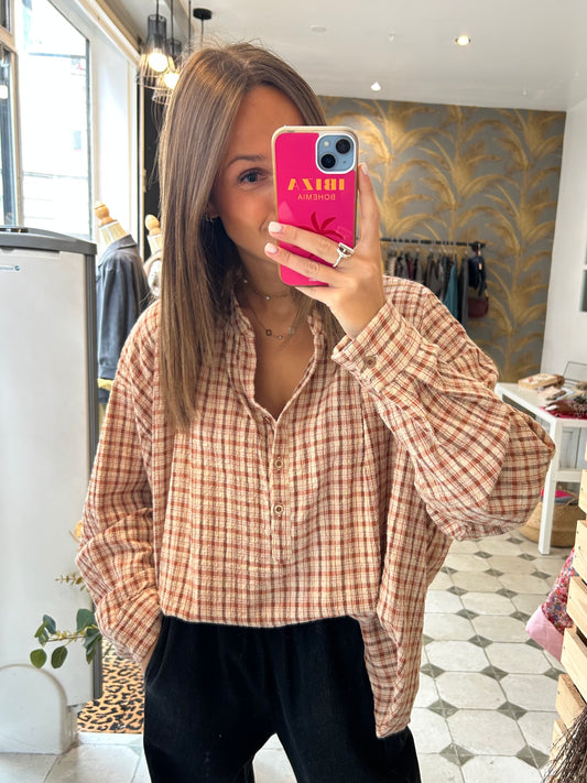 Blouse Lison vieux rose - Johanna Paris