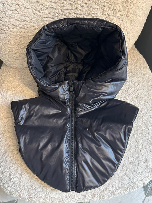 Capuche amovible noire - Johanna Paris