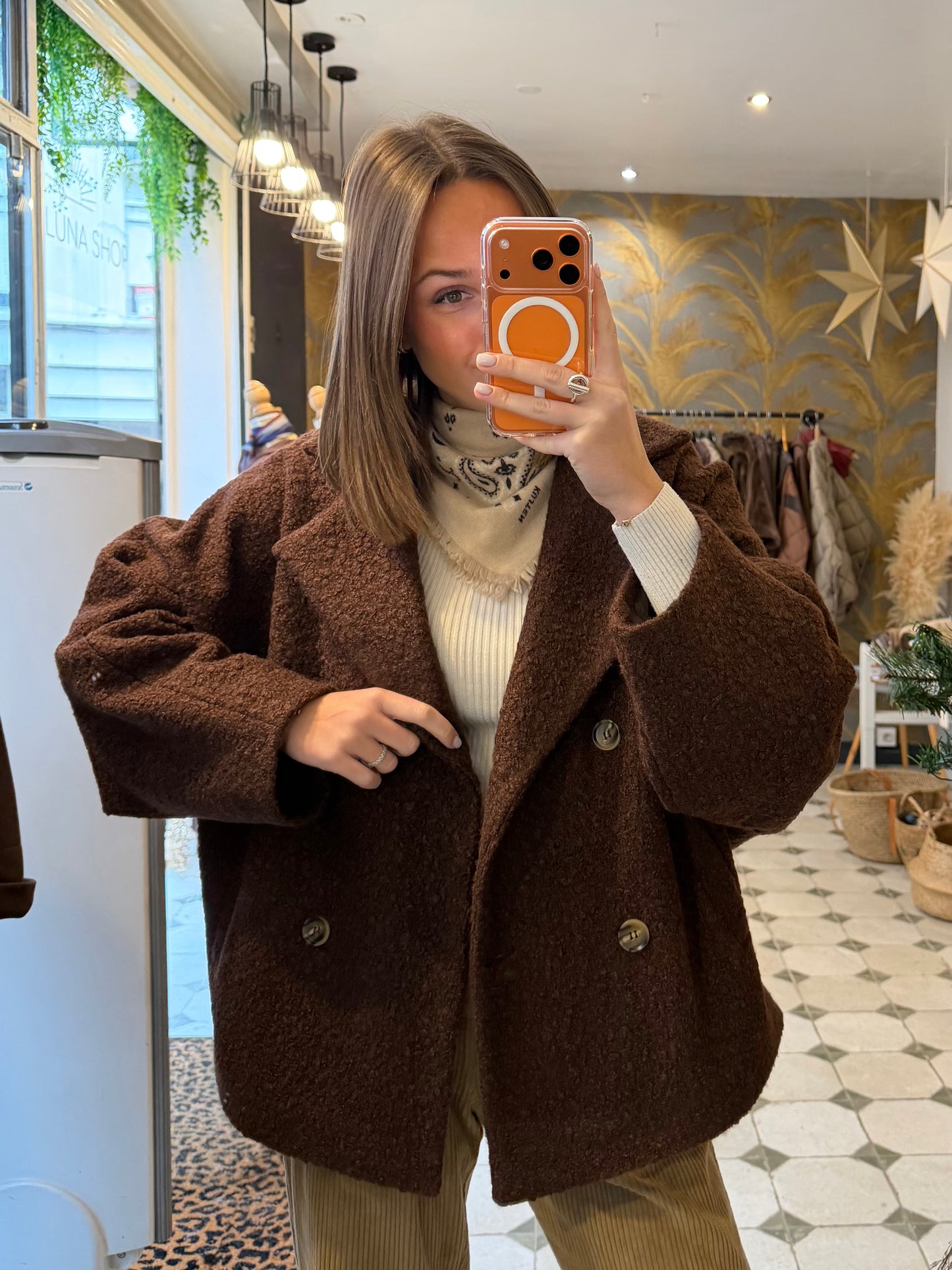 Caban Ambre chocolat