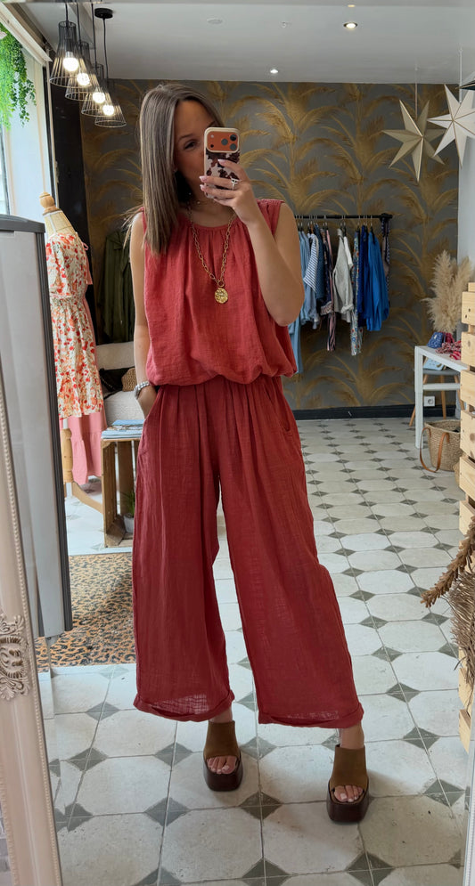 Ensemble Charlie terracotta - Johanna Paris