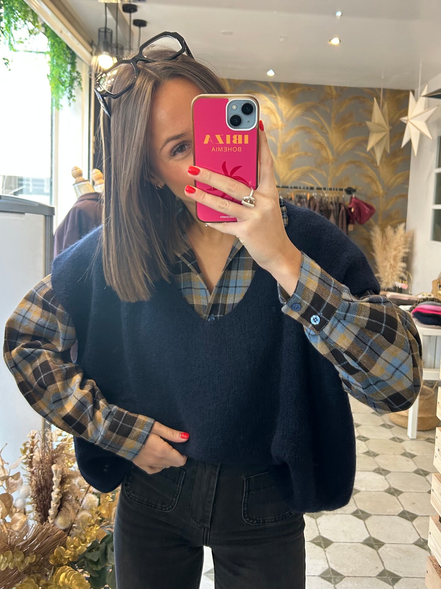 Pull Edgar bleu marine