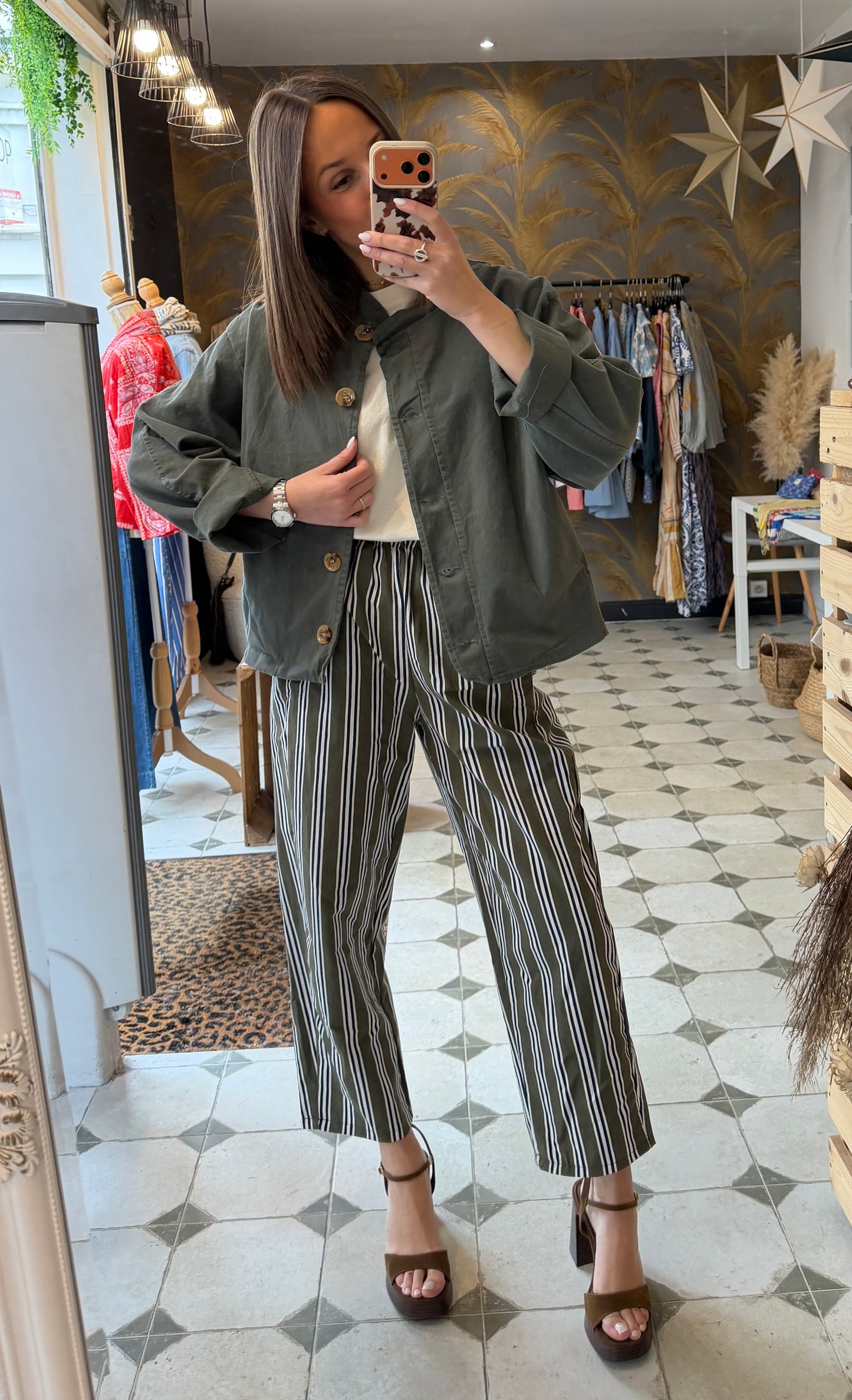 Pantalon Magique avec des rayures - Johanna Paris