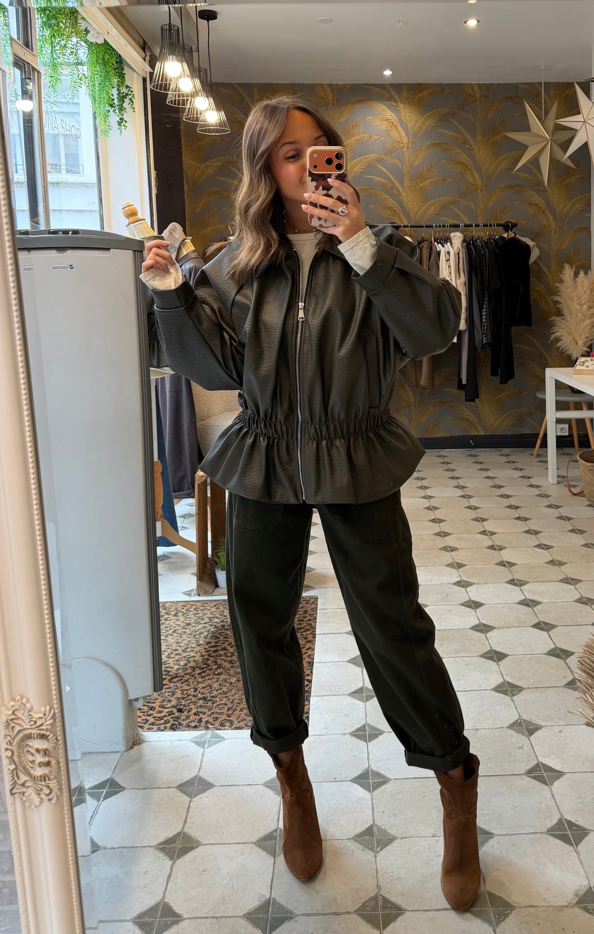 Veste Sidonie kaki - Johanna Paris