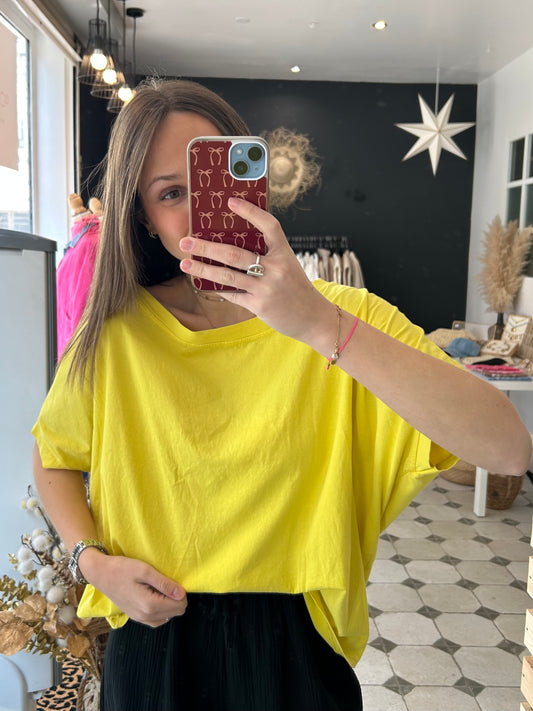 T-Shirt jaune - Johanna Paris