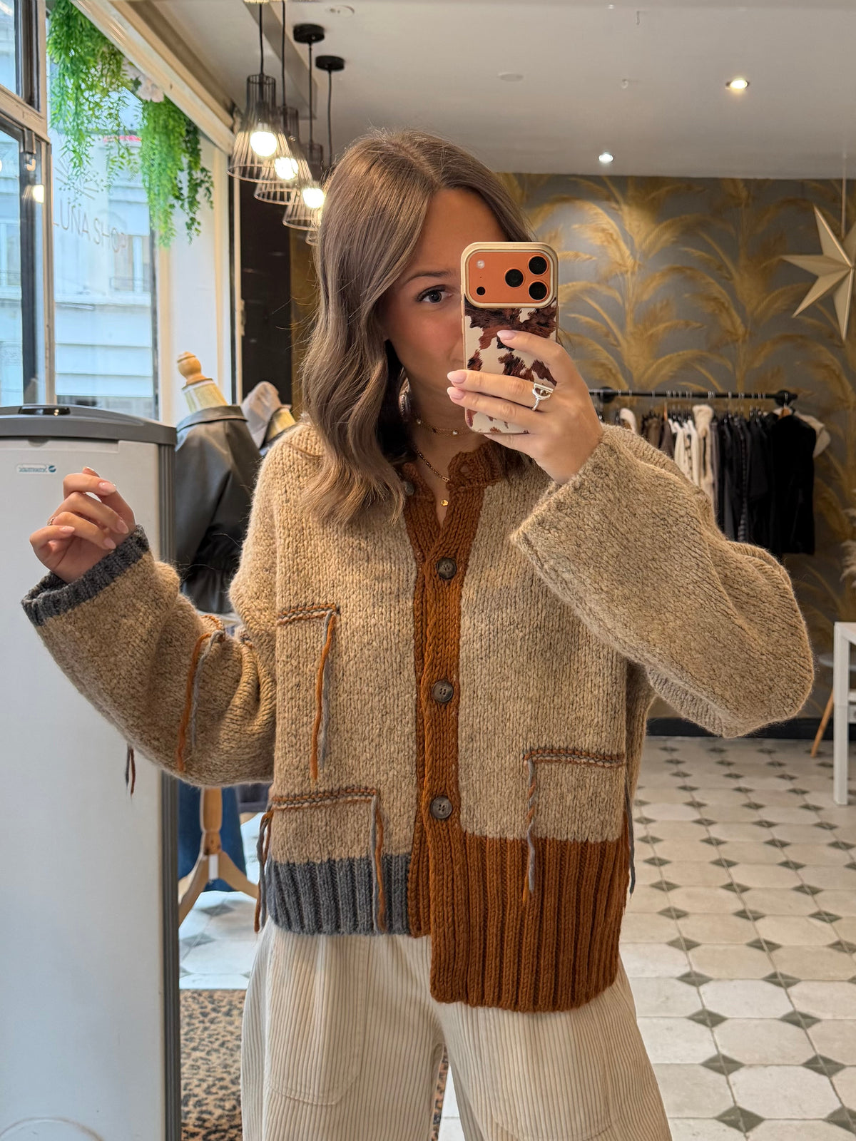 Gilet asymétrique Aliya - Johanna Paris