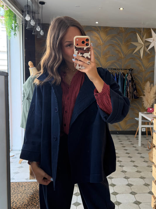 Veste Nola bleu marine  - Johanna Paris