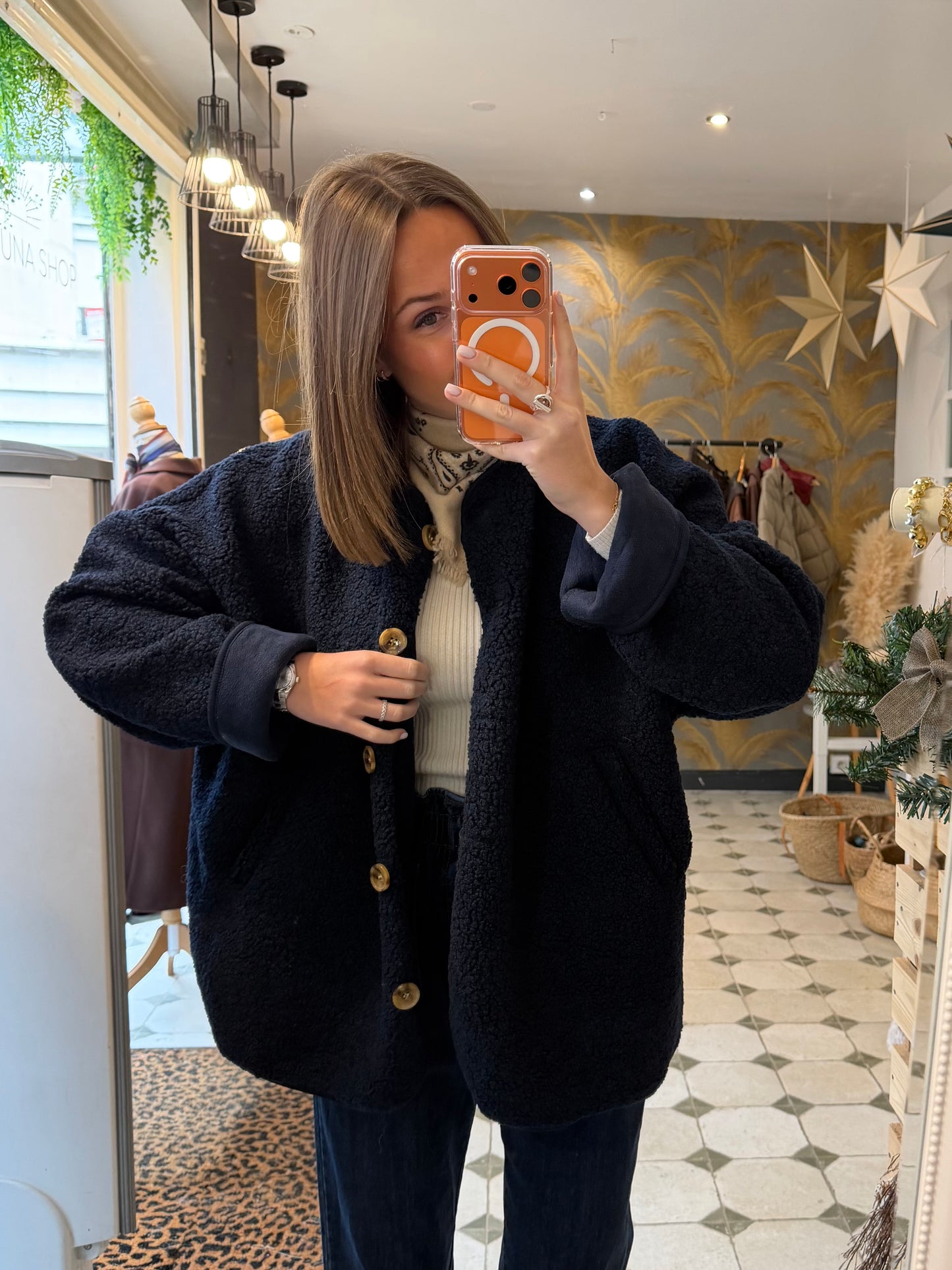 Veste Alaska bleu marine - Johanna Paris