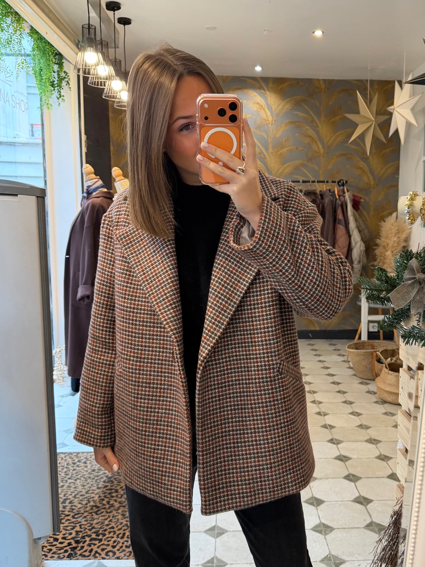 Veste à carreaux Gaston  - Johanna Paris