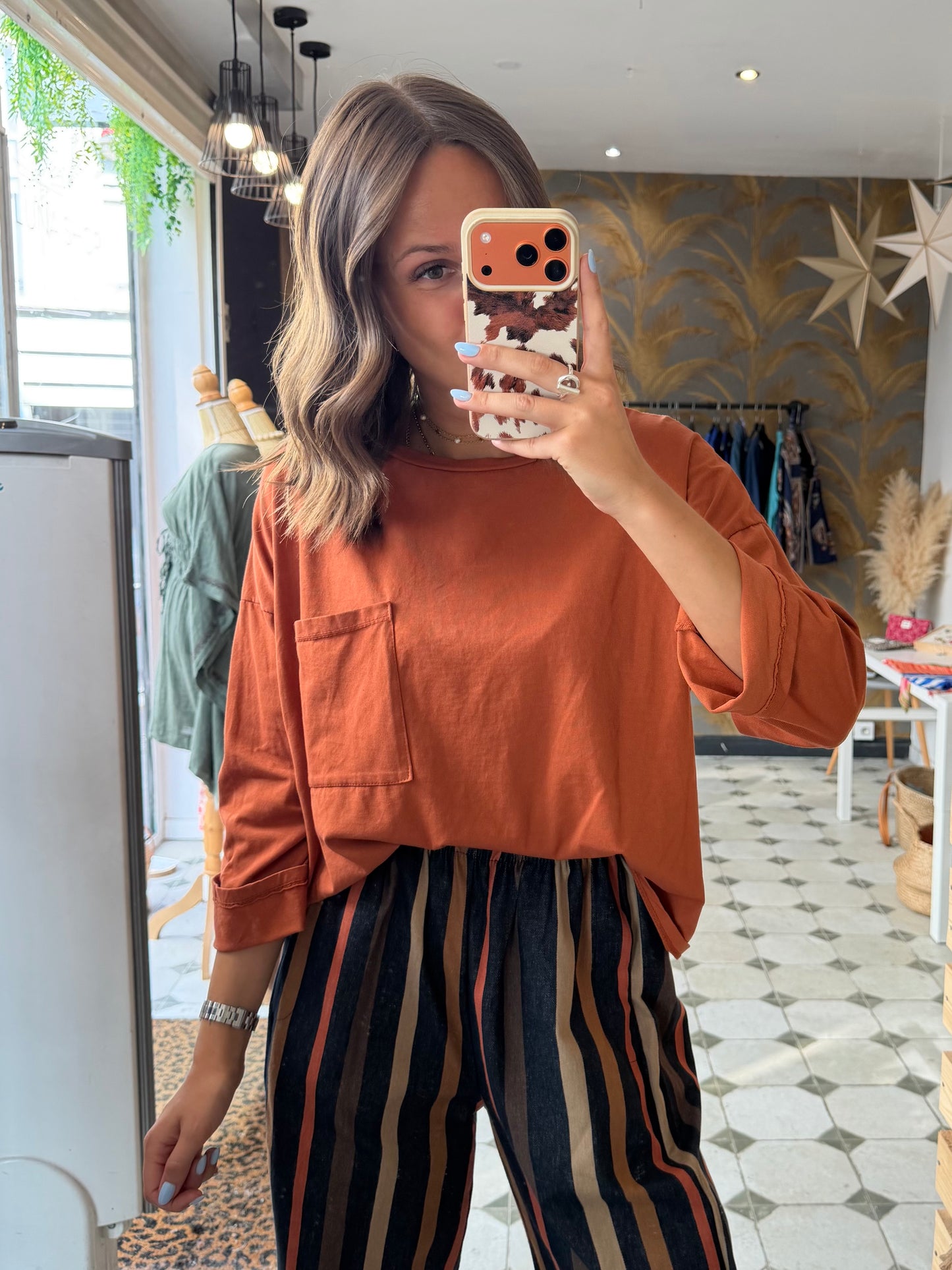 T-Shirt Nate Terracotta - Johanna Paris