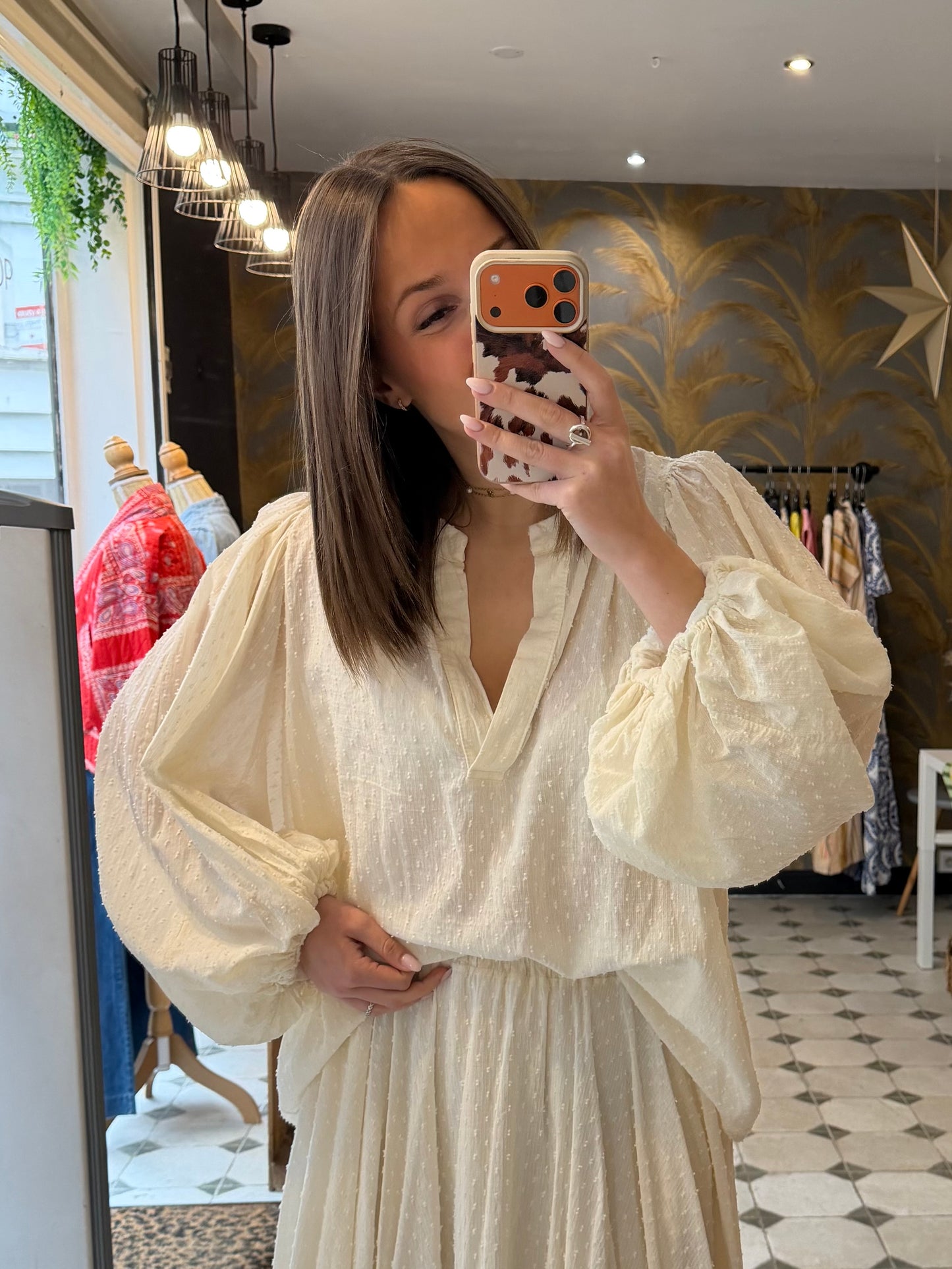 Blouse Flore écrue - Johanna Paris