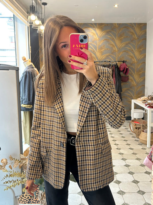 Blazer à carreaux - Johanna Paris