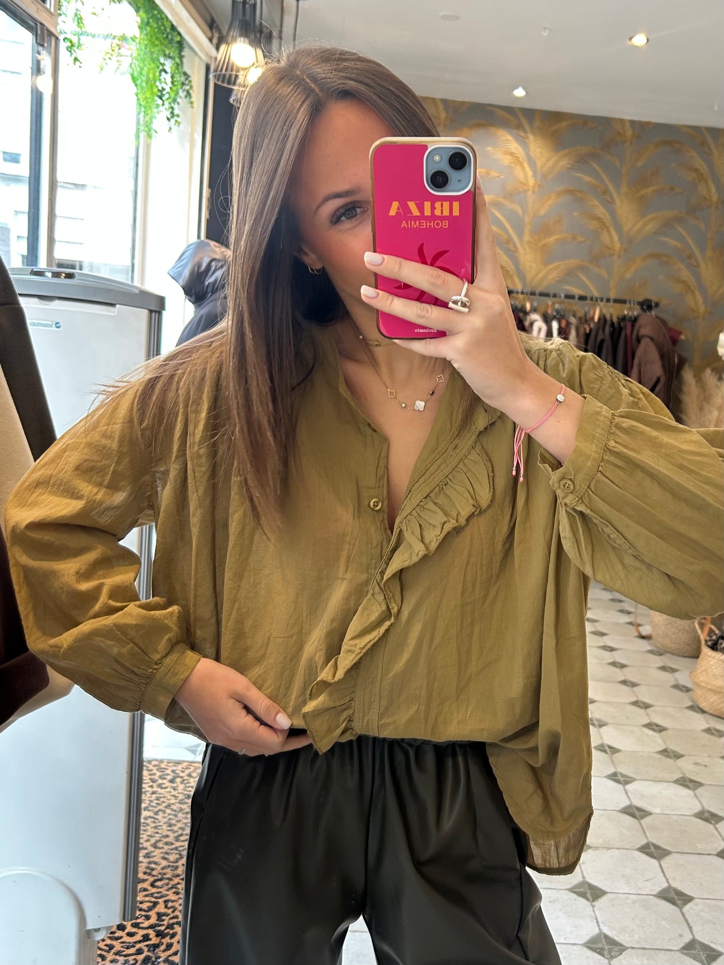 Chemise Soline curry - Johanna Paris