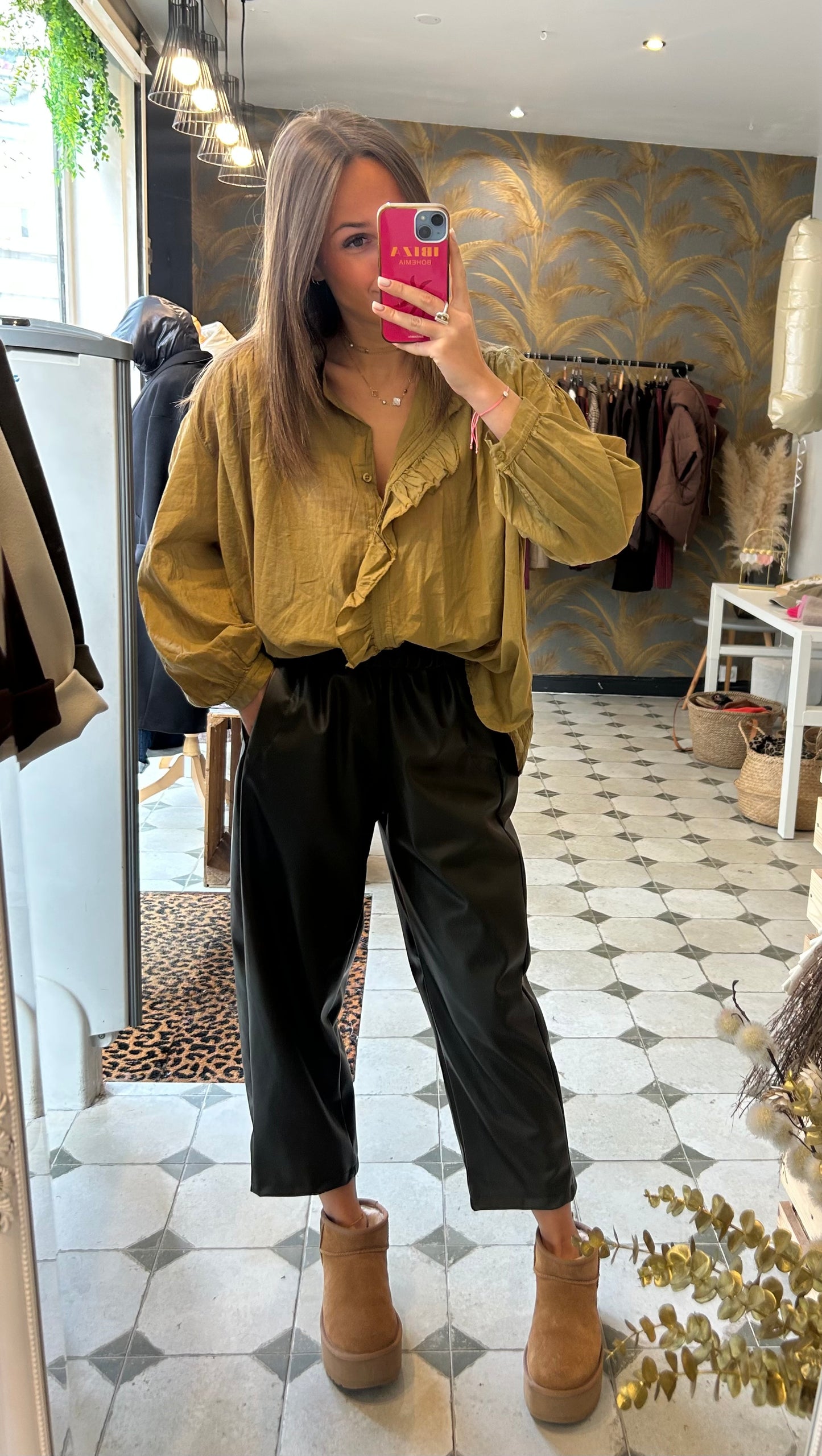 Chemise Soline curry - Johanna Paris