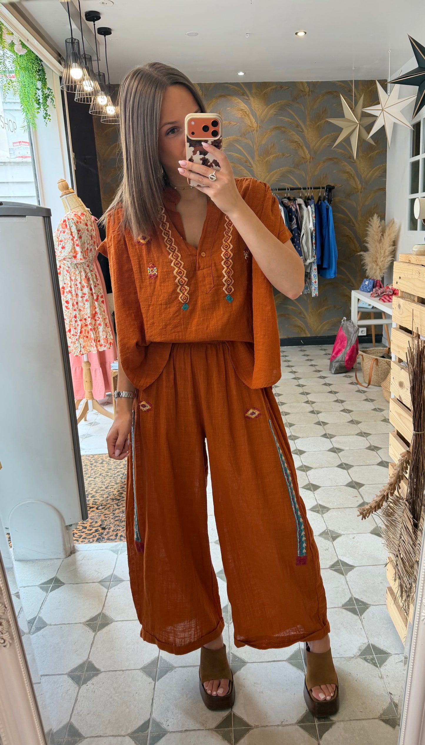 Ensemble Mahé terracotta - Johanna Paris