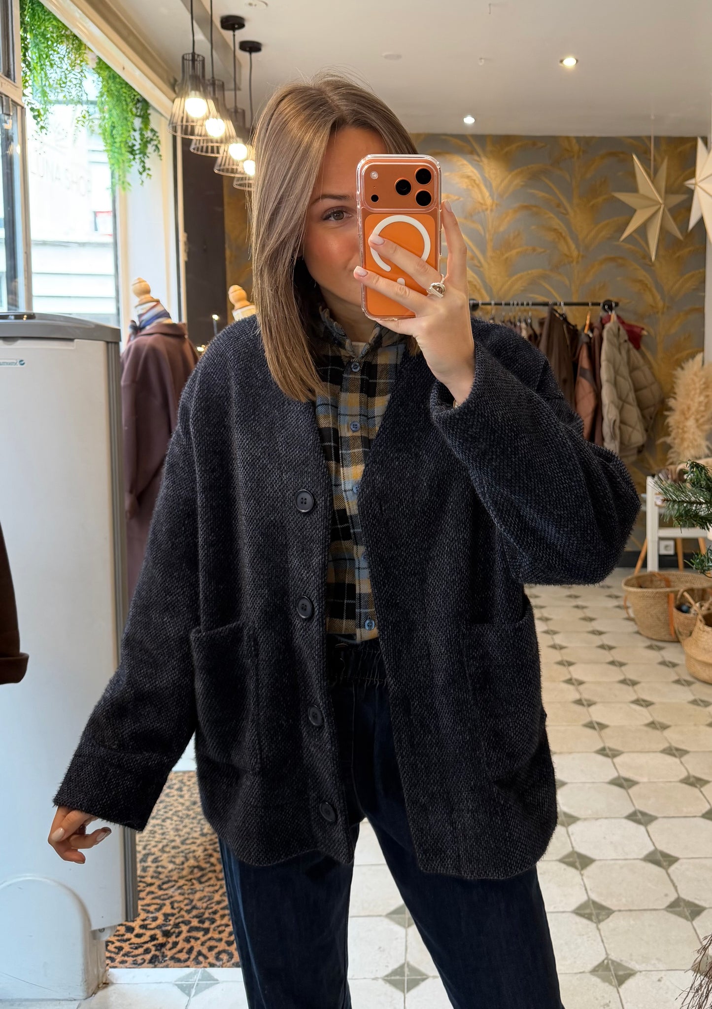 Veste Ludivine bleu marine - Johanna Paris